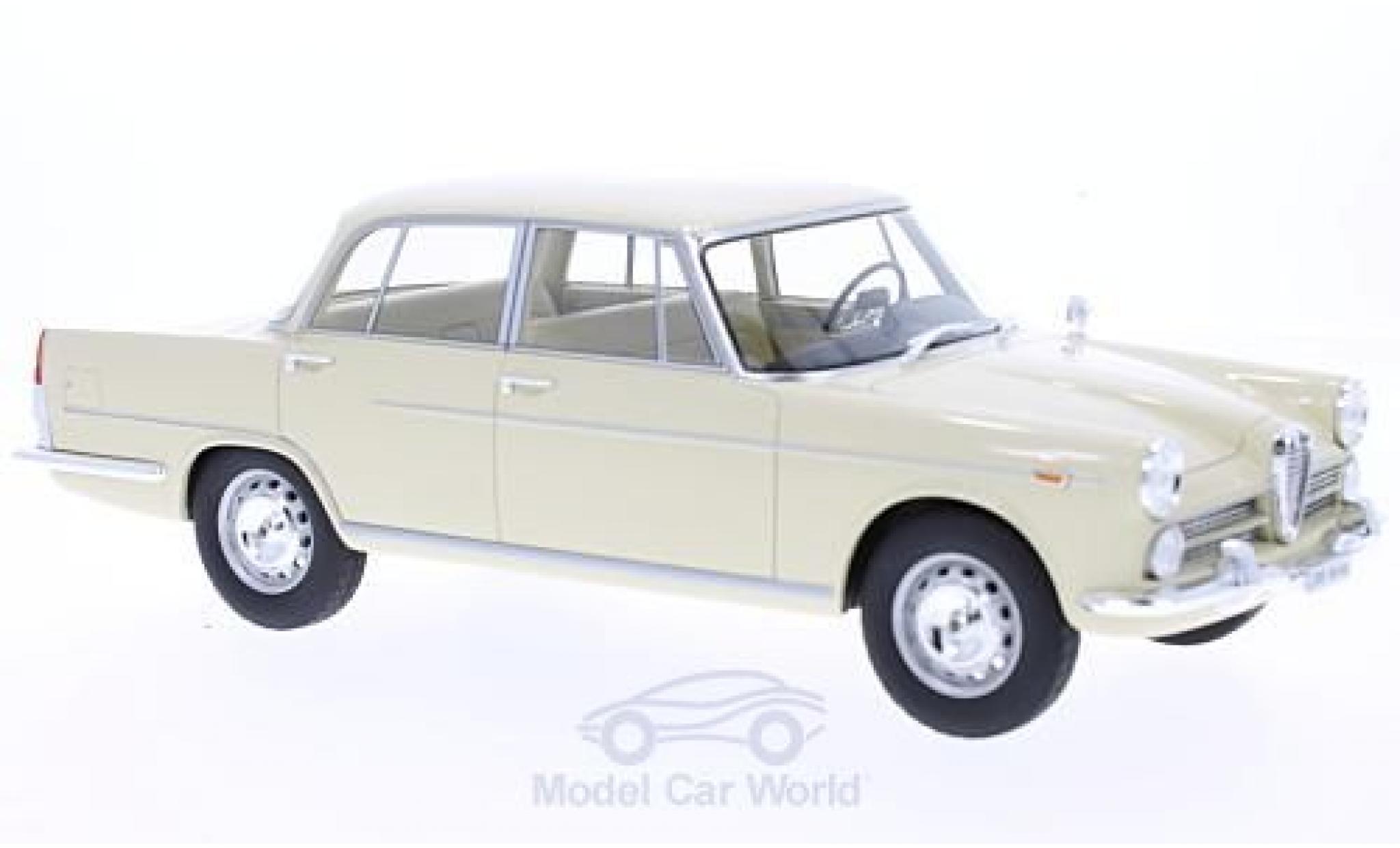 Alfa Romeo 2000 1/18 BoS Models beige 1958 modellino in miniatura