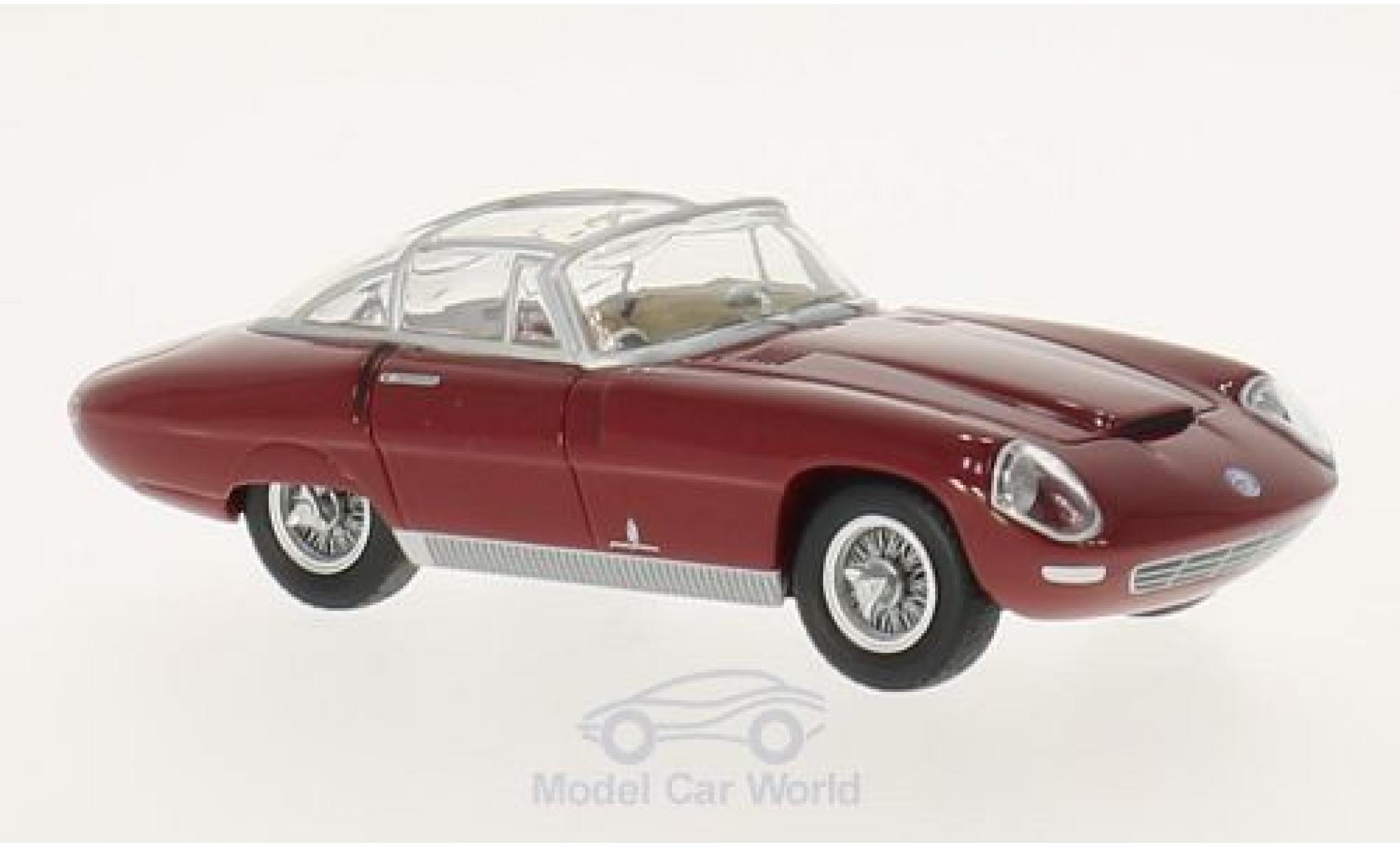Alfa Romeo 3500 1/43 BoS Models Supersport Pininfarina rosso RHD 1960 modellino in miniatura
