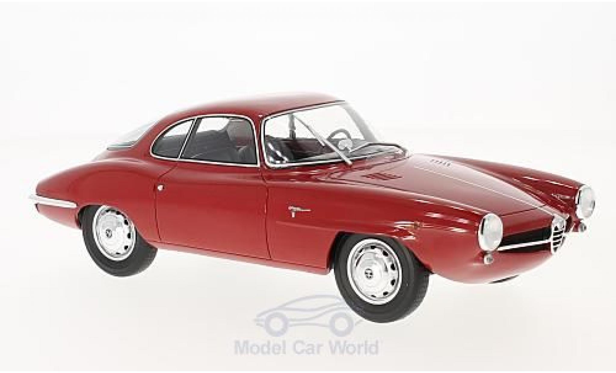 Alfa Romeo Giulietta 1/18 BoS Models SS rosso 1961 modellino in miniatura