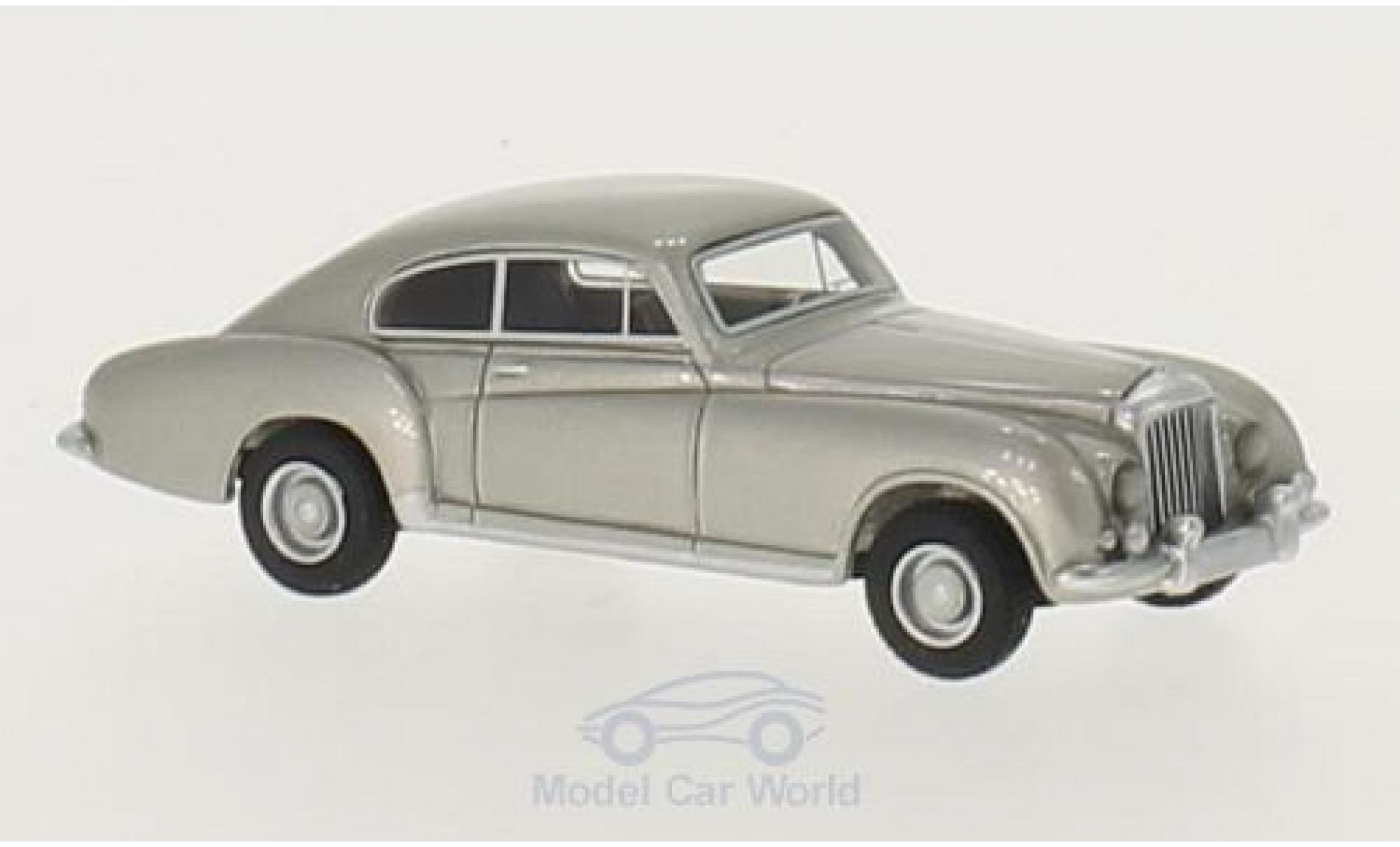 Bentley R Type 1/87 BoS Models R-Type Continental Franay grigio 1954 modellino in miniatura