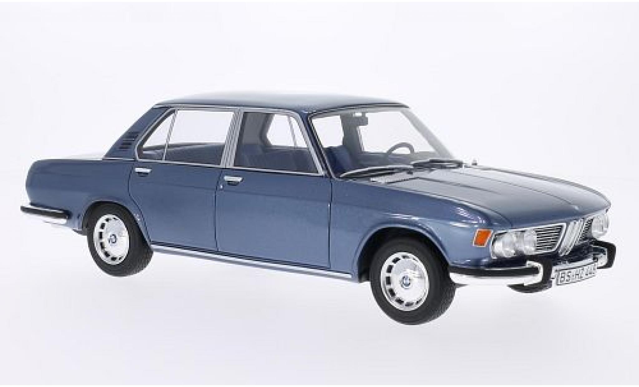 Bmw 2500 1/18 BoS Models (E3) metallico grigio 1968 modellino in miniatura