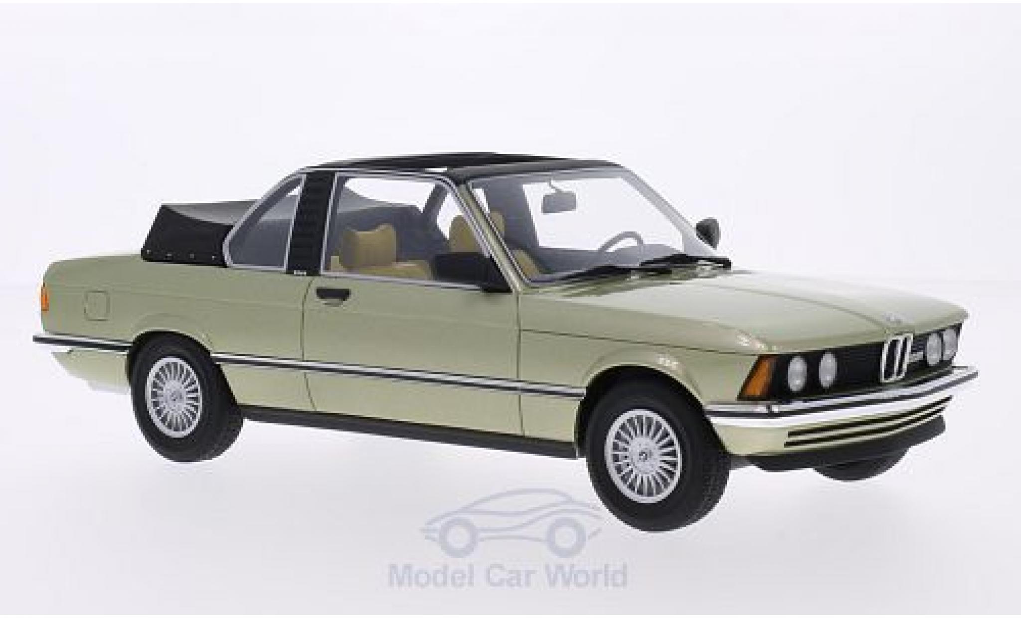 Bmw 323 1/18 BoS Models i (E21) Baur metallico verde 1979 modellino in miniatura