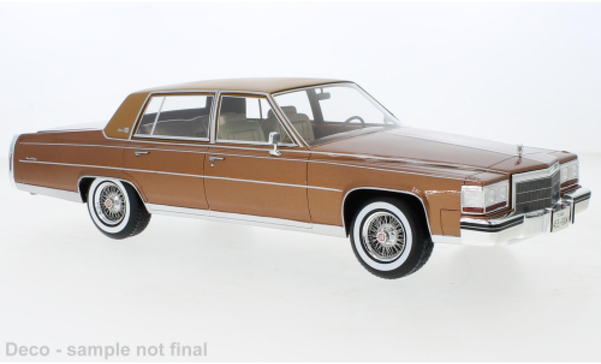 Cadillac Fleetwood 1/18 BoS Models Brougham le cuivre 1982 modellino in miniatura