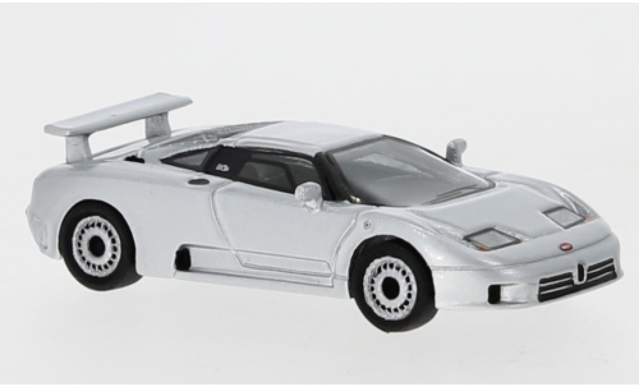 Bugatti EB110 1/87 BoS Models EB 110 metallico grigio 1991 modellino in miniatura