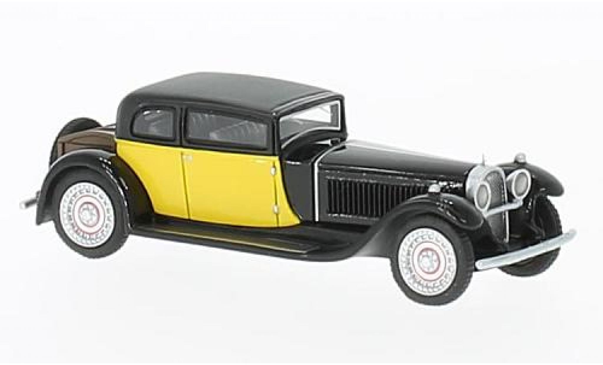 Bugatti 41 1/87 BoS Models Type Royale by Weymann nero/giallo RHD 1929 modellino in miniatura