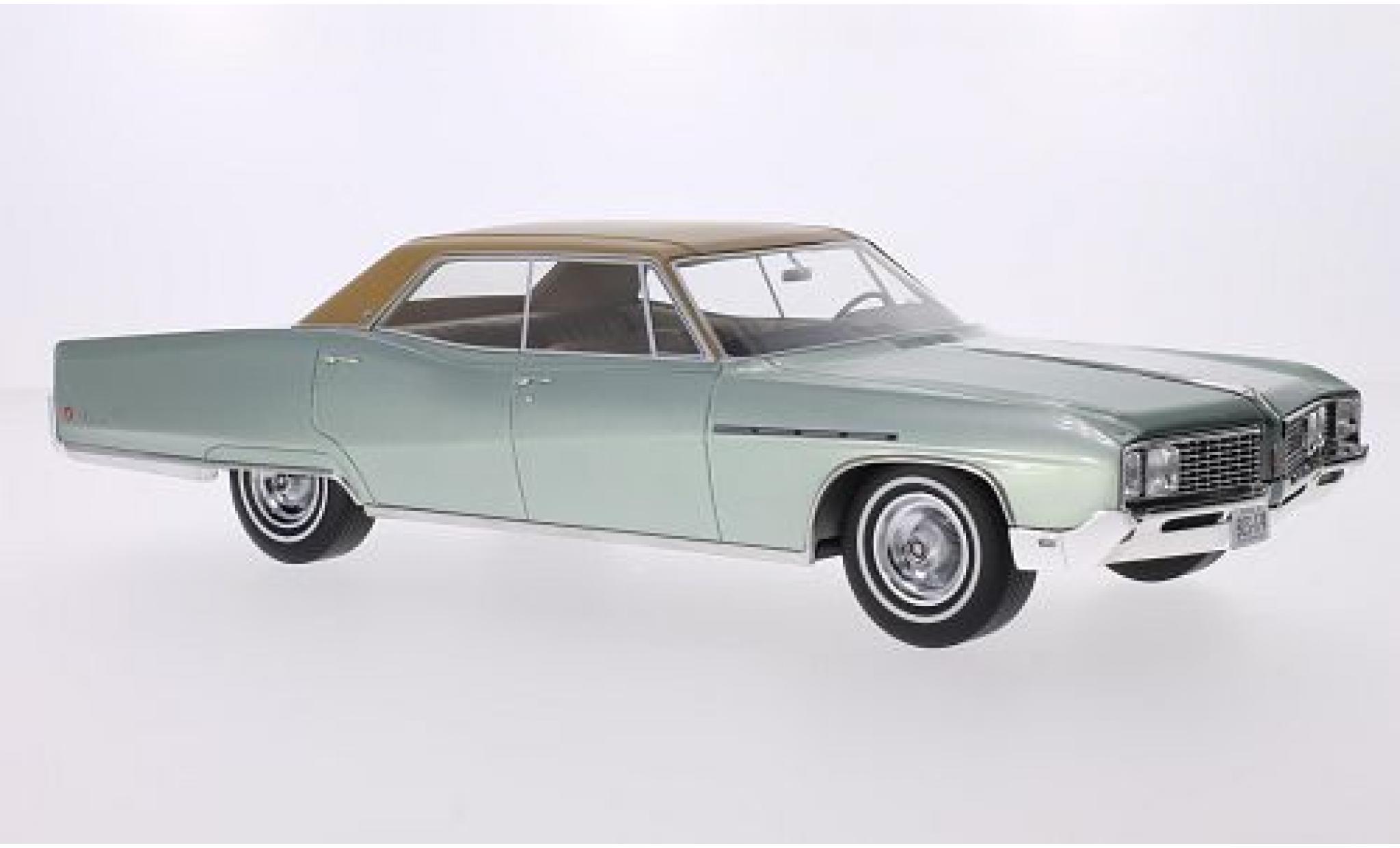 Buick Electra 1/18 BoS Models 225 4-door Hardtop metallico verde/marroneee 1968 modellino in miniatura