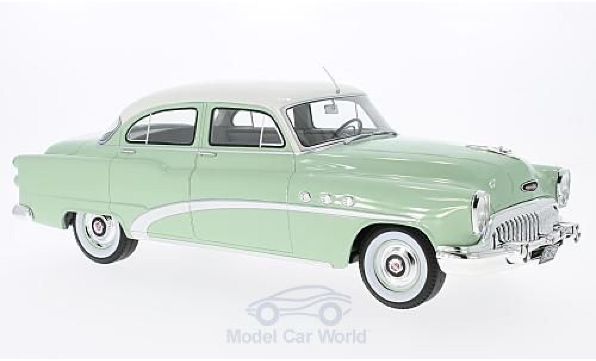 Buick Special 1/18 BoS Models 4-Door Tourback Sedan verde/bianco 1953 modellino in miniatura