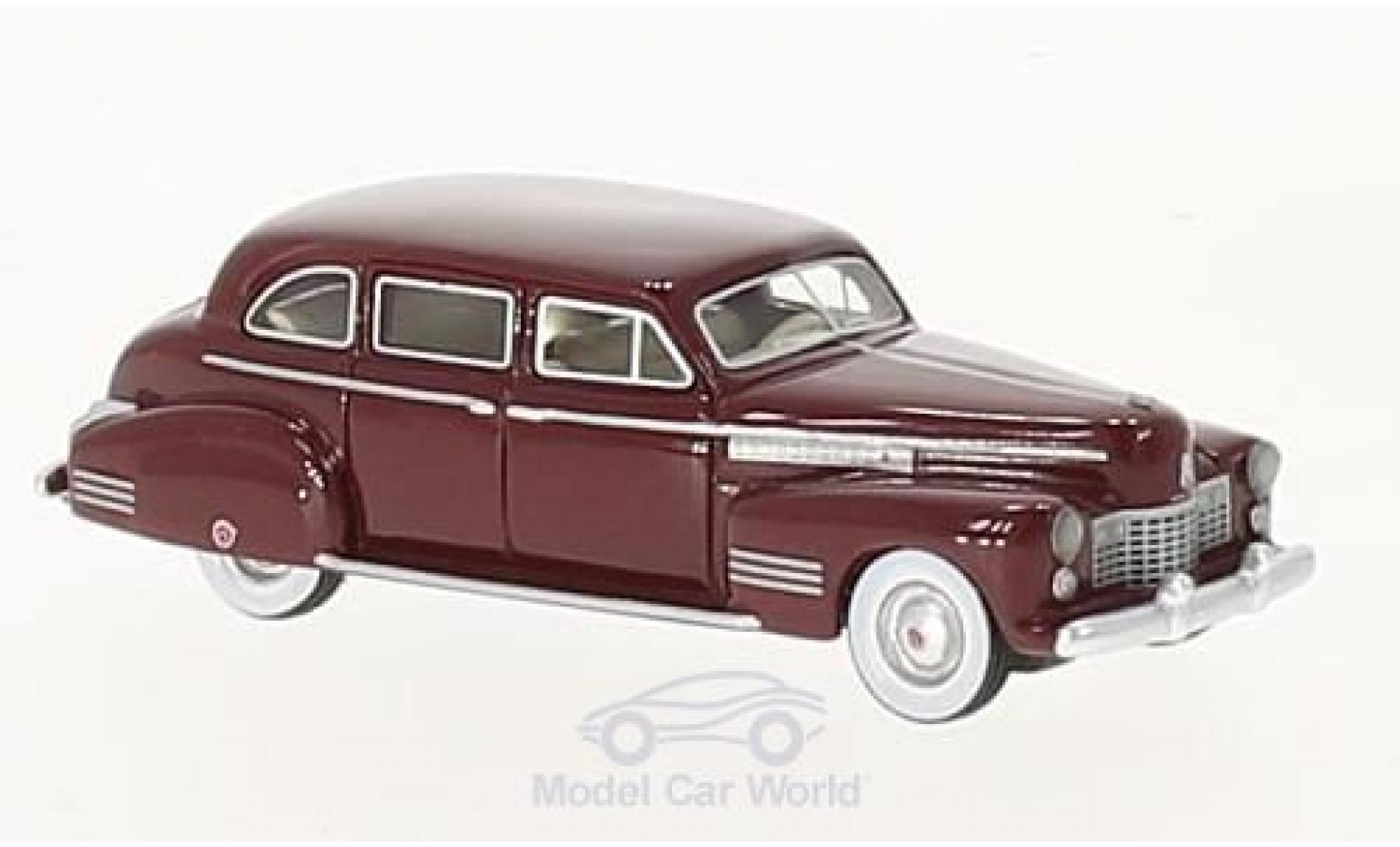 Cadillac Fleetwood 1/87 BoS Models 75 Touring Sedan metallico rosso 1941 modellino in miniatura