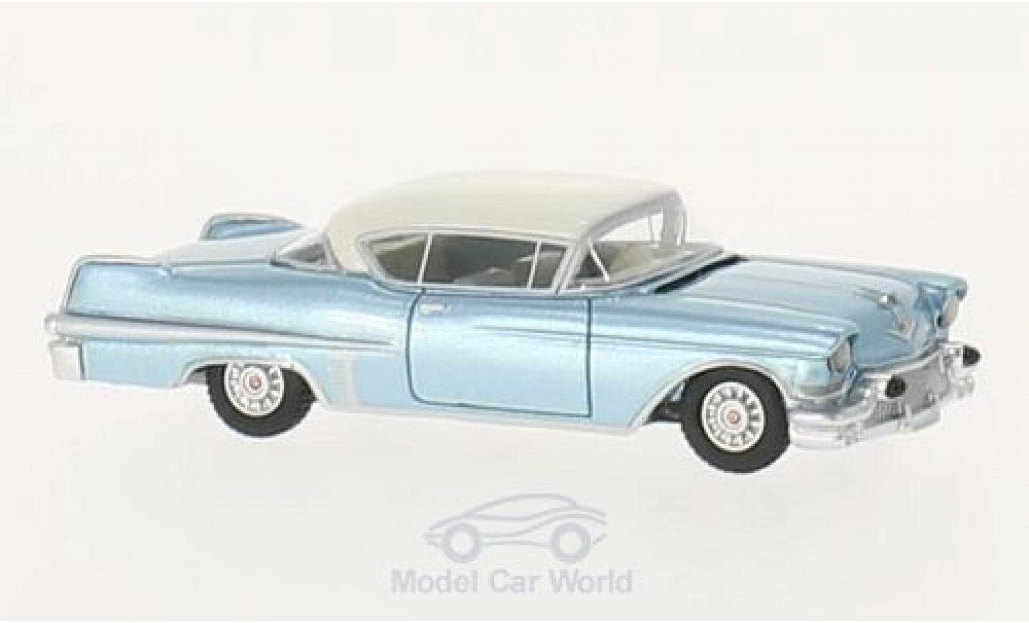 Cadillac Series 62 1/87 BoS Models Hardtop Coupe metallico blu/beige 1957 modellino in miniatura