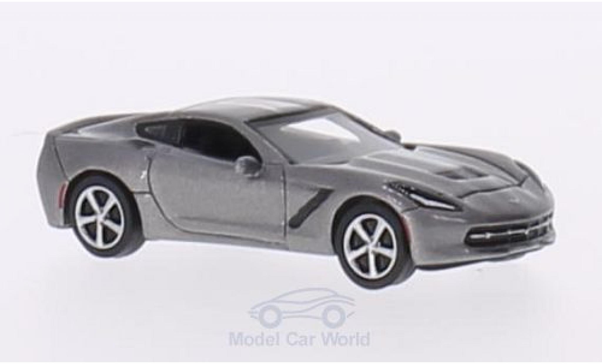 Chevrolet Corvette C7 1/87 BoS Models (C7) Stingray metallico grigio 2013 modellino in miniatura