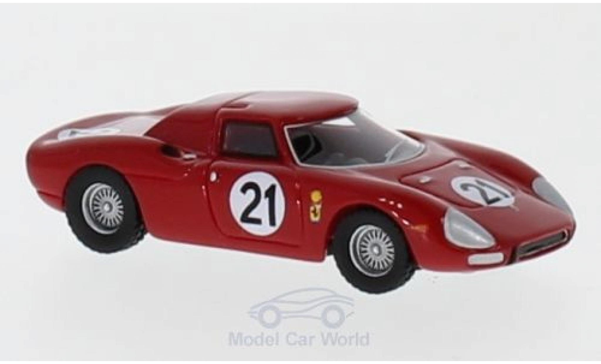 Ferrari 250 1/87 BoS Models LM No.21 24h Le Mans 1965 M.Gregory/J.Rindt modellino in miniatura