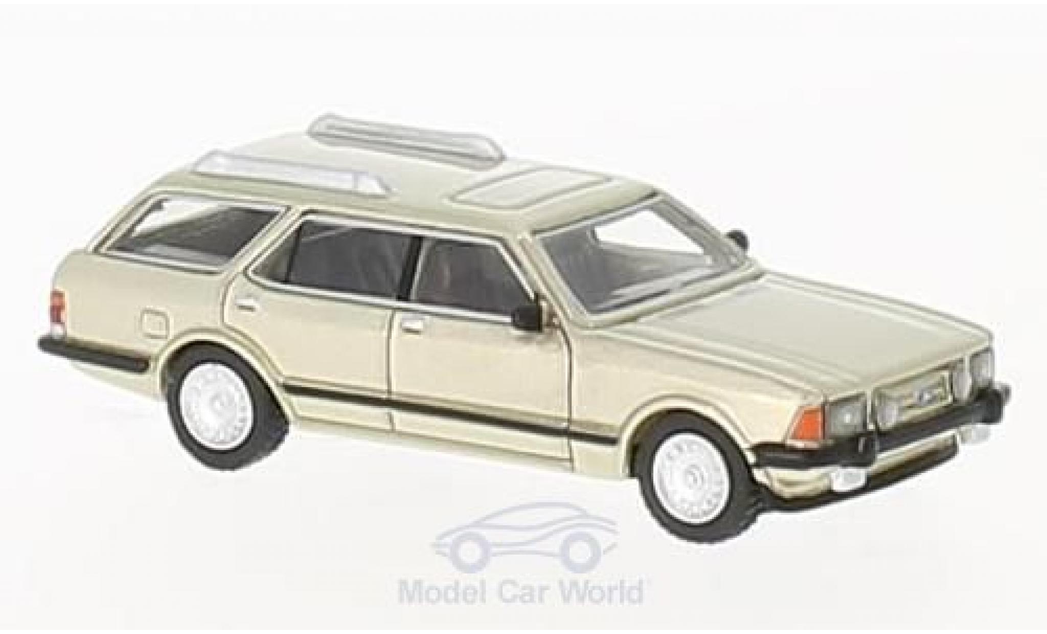 Ford Granada 1/87 BoS Models MK II Turnier metallico beige 1982 modellino in miniatura