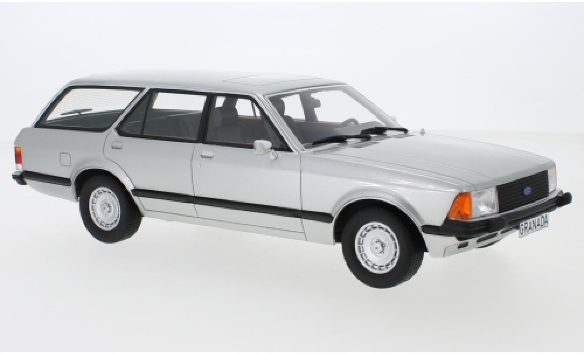 Ford Granada 1/18 BoS Models Mk II Turnier grigio 1978 modellino in miniatura
