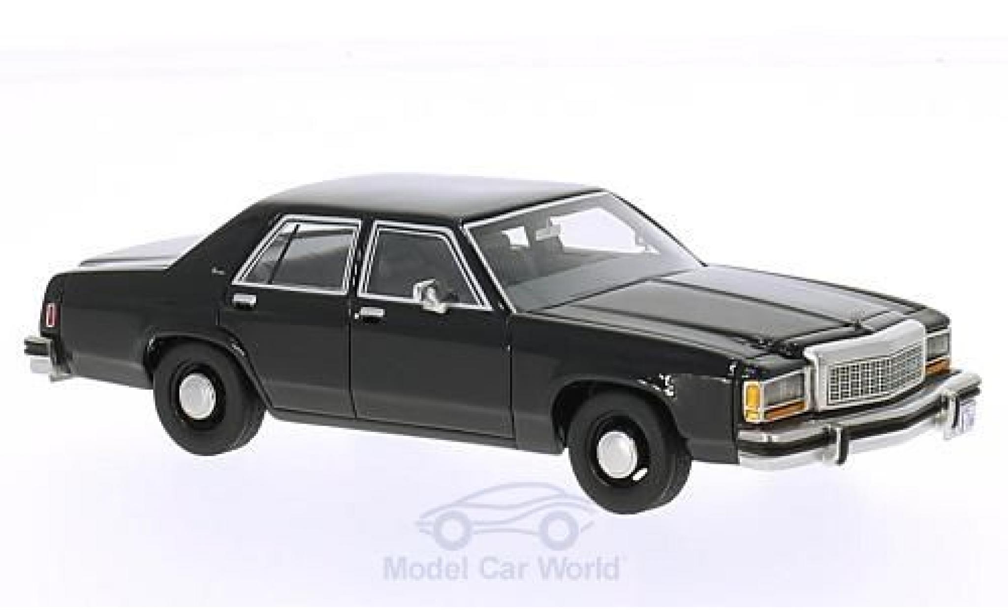 Ford LTD 1/43 BoS Models Crown Victoria nero 1987 modellino in miniatura