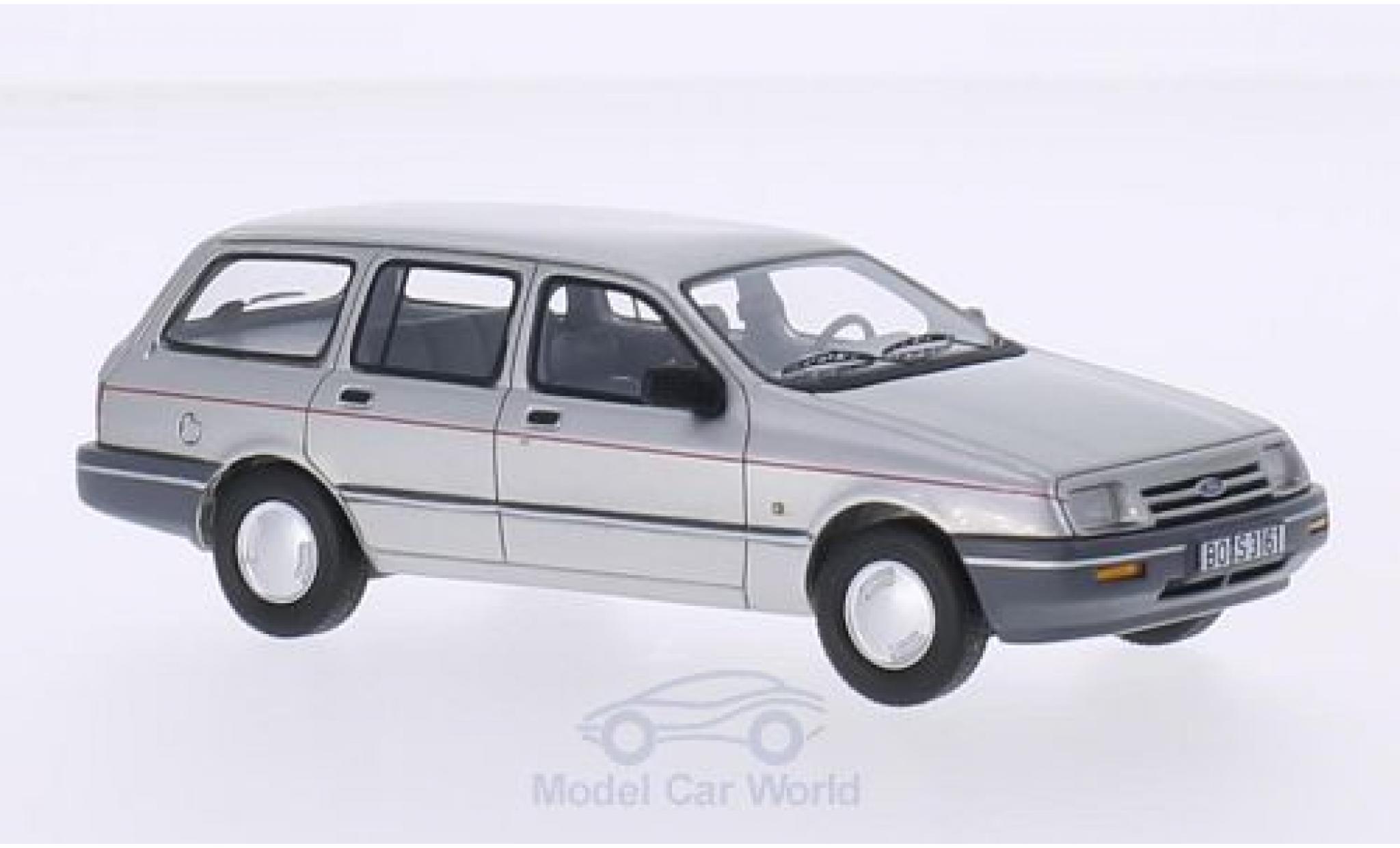 Ford Sierra 1/43 BoS Models MKI Turnier grigio 1982 modellino in miniatura