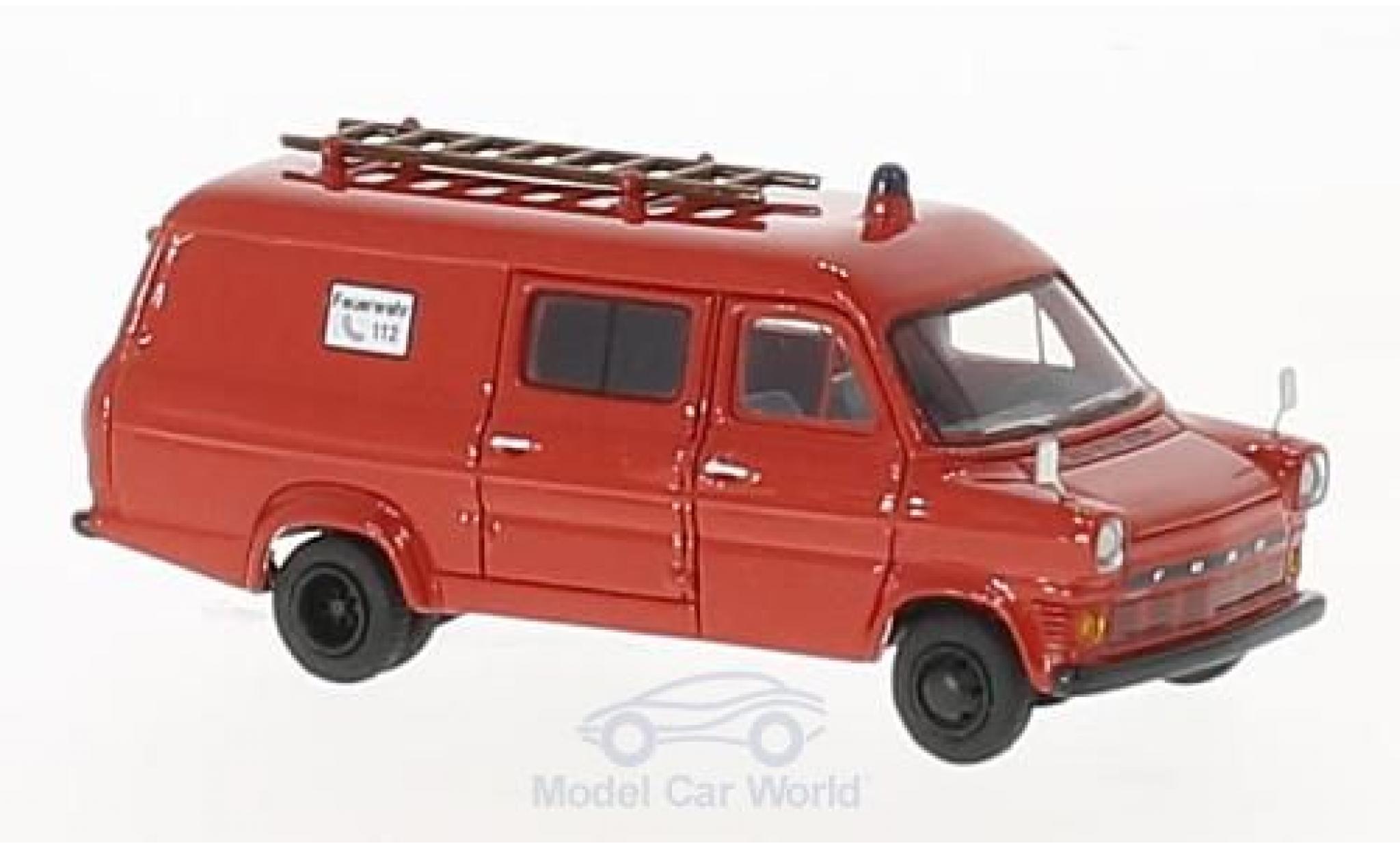 Ford Transit 1/87 BoS Models Mk. I Feuerwehr 1965 modellino in miniatura