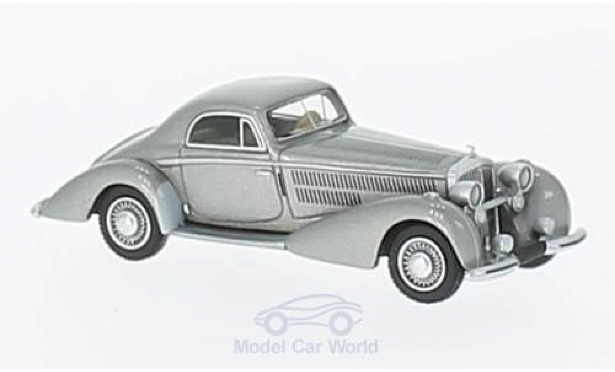 Horch 853 1/87 BoS Models Spezial Coupe metallico grigio 1937 modellino in miniatura