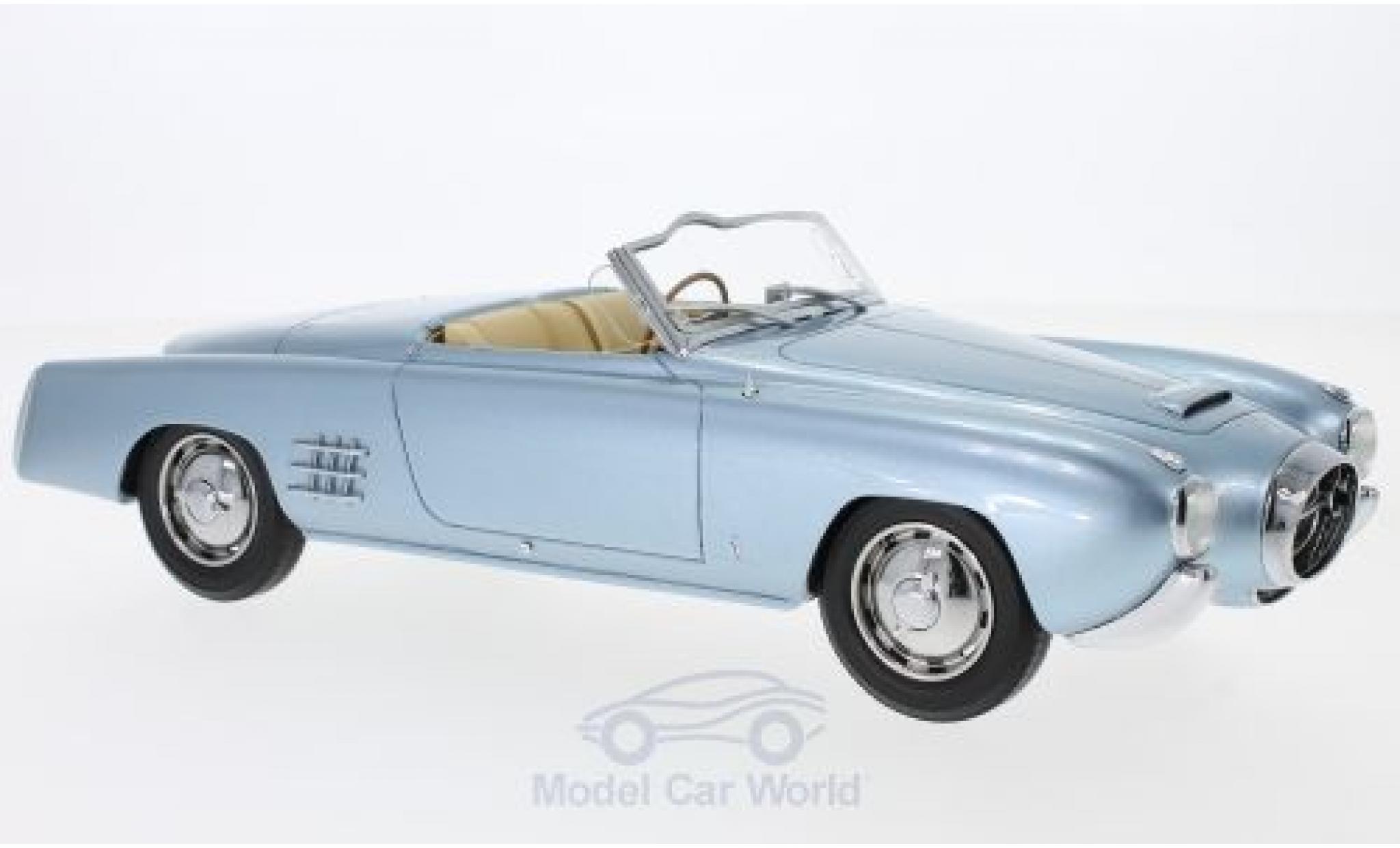 Lancia Aurelia 1/18 BoS Models PF200 C Spider metallico blu RHD 1952 modellino in miniatura