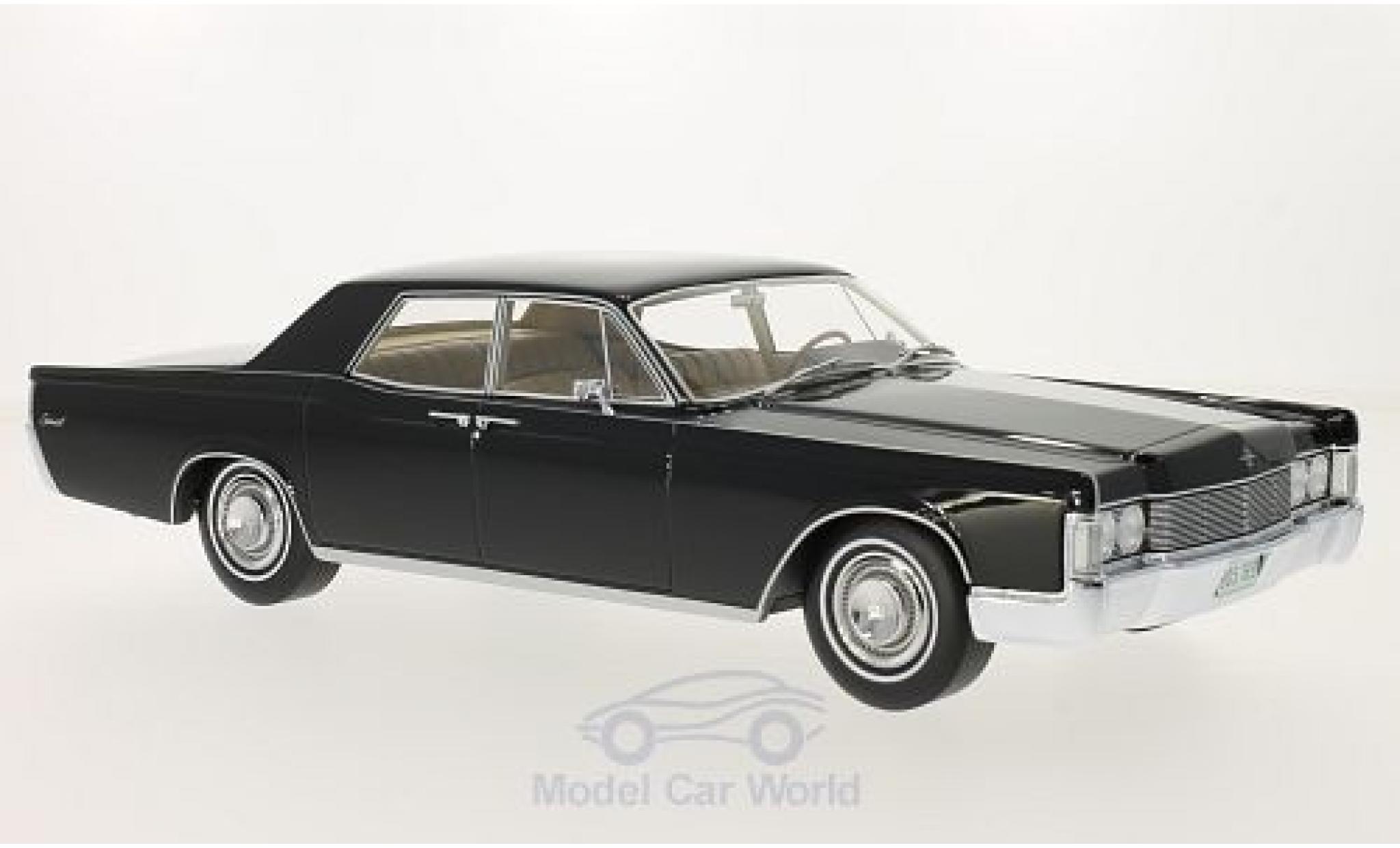 Lincoln Continental 1/18 BoS Models nero 1968 ohne Vitrine modellino in miniatura