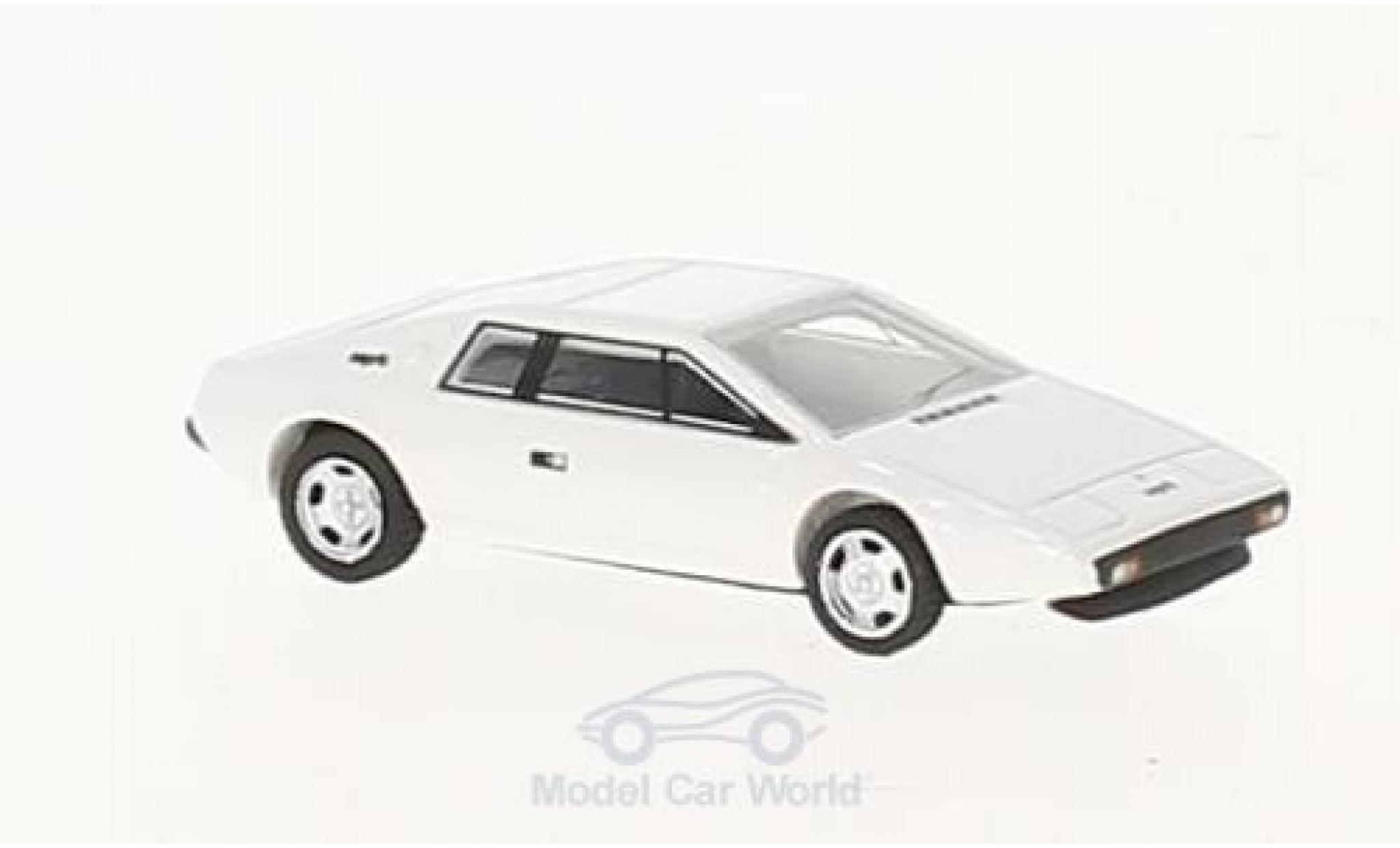 Lotus Esprit 1/87 BoS Models S1 bianco RHD 1977 modellino in miniatura