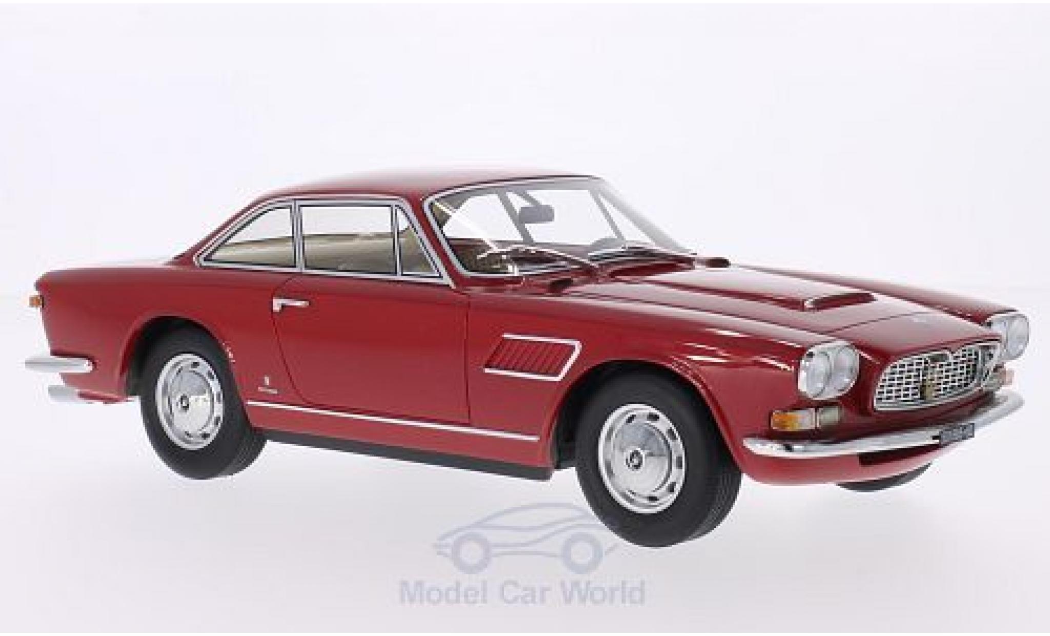 Maserati Sebring 1/18 BoS Models II metallico rosso 1966 modellino in miniatura