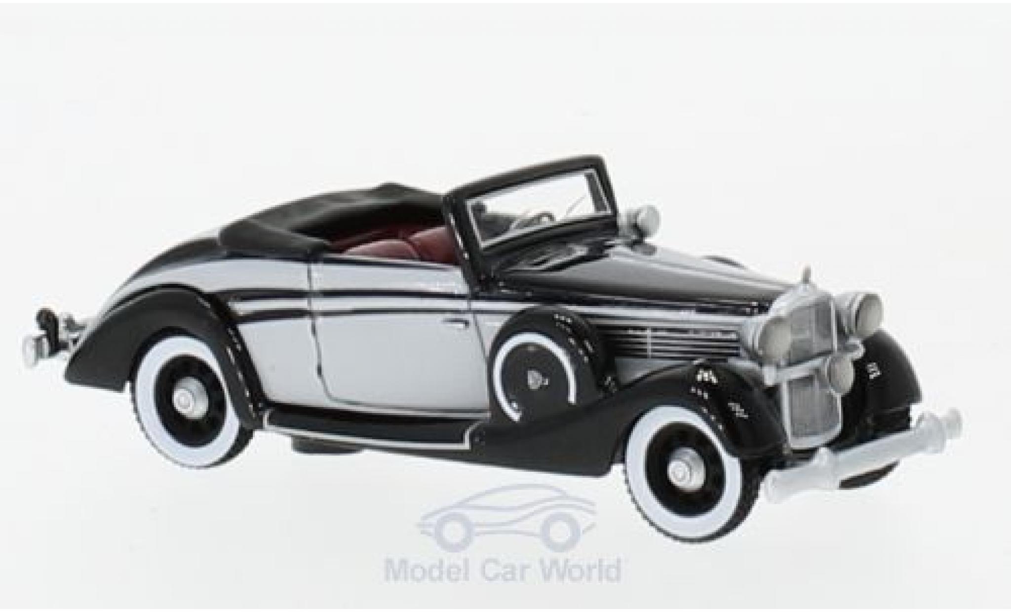 Maybach SW 1/87 BoS Models 38 Cabriolet Spohn nero/grigio 1937 modellino in miniatura