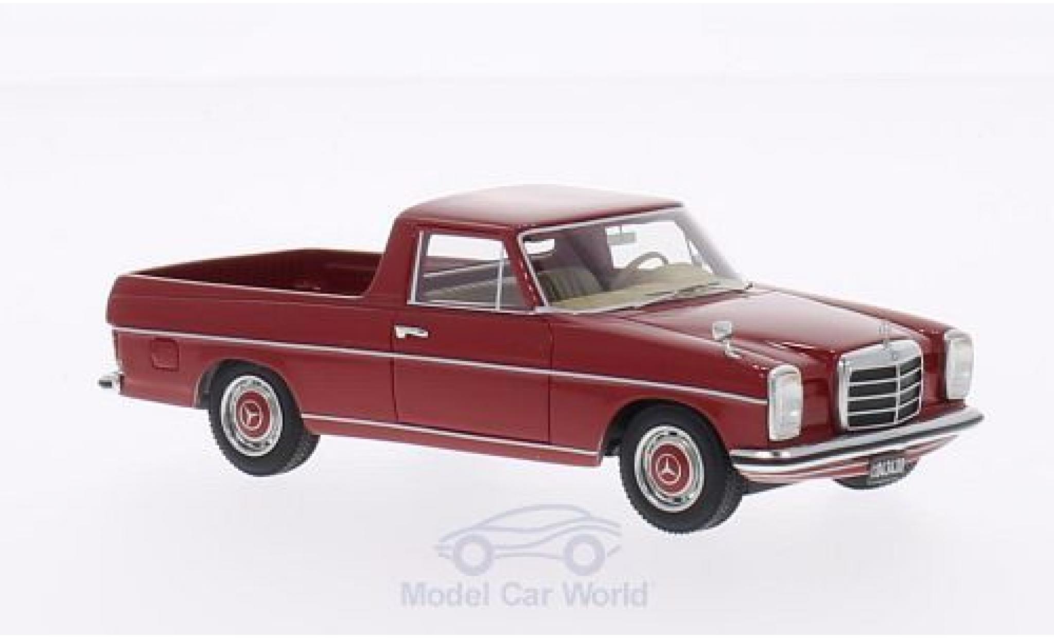 Mercedes 220 1/43 BoS Models D Binz (W115) Pick Up rosso modellino in miniatura