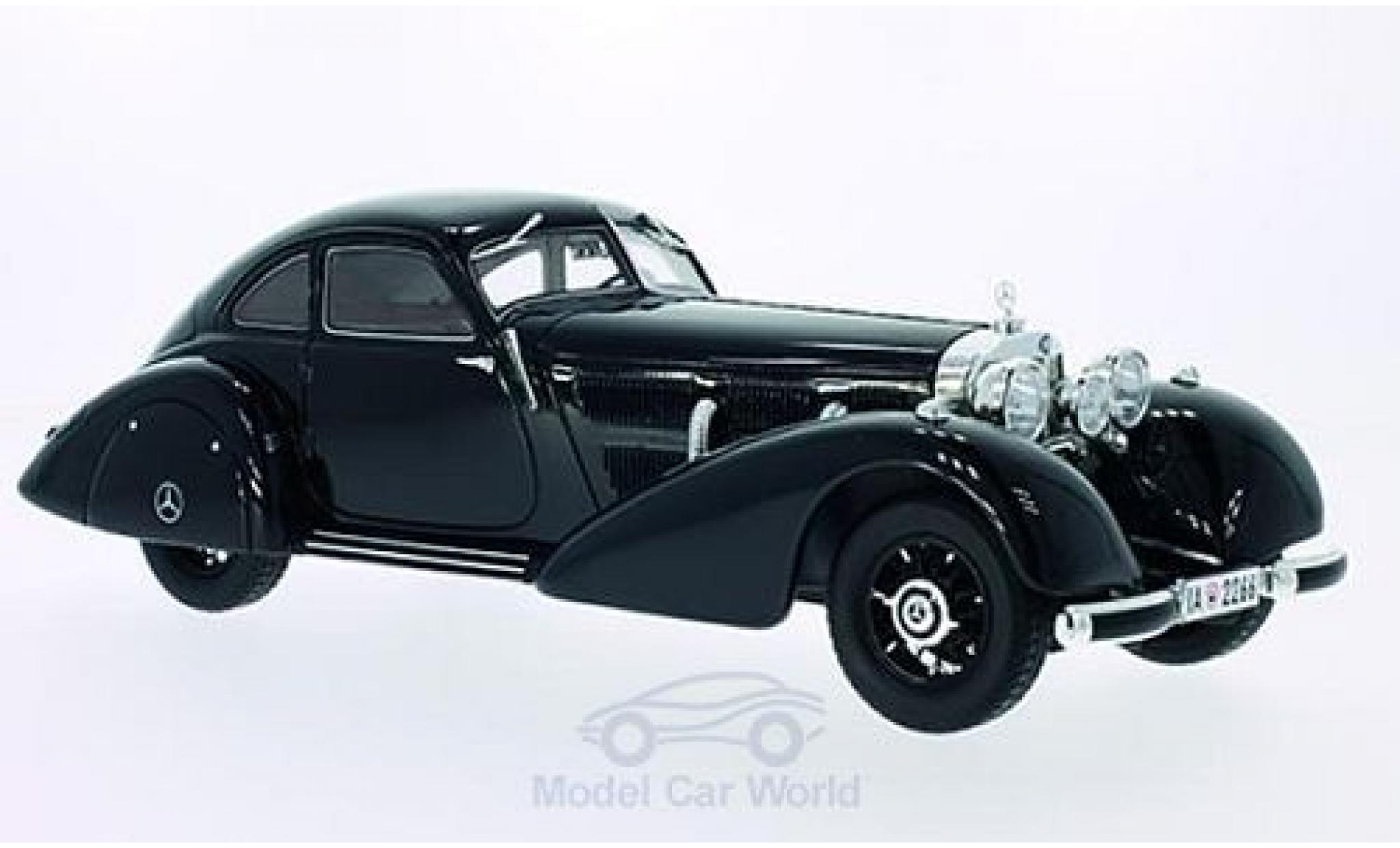 Mercedes 540 1/18 BoS Models K Autobahn-Kurier nero 1935 modellino in miniatura