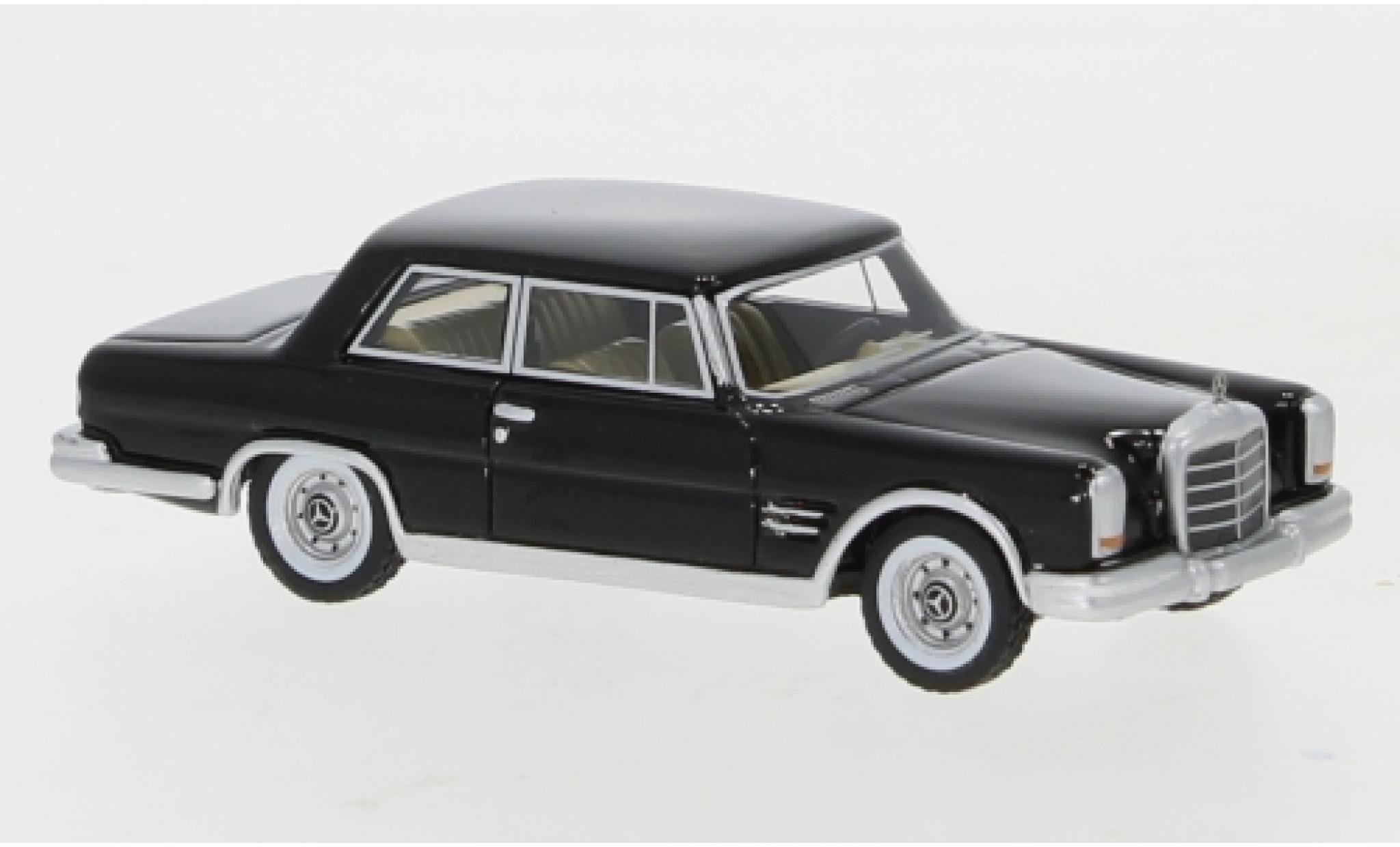 Mercedes 600 1/87 BoS Models (W100) Nallinger Coupé nero 1963 modellino in miniatura