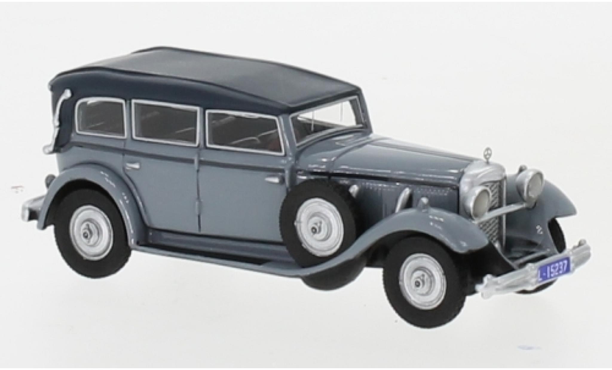 Mercedes 770 1/87 BoS Models (W07) Closed Convertibile grigio RHD 1930 modellino in miniatura