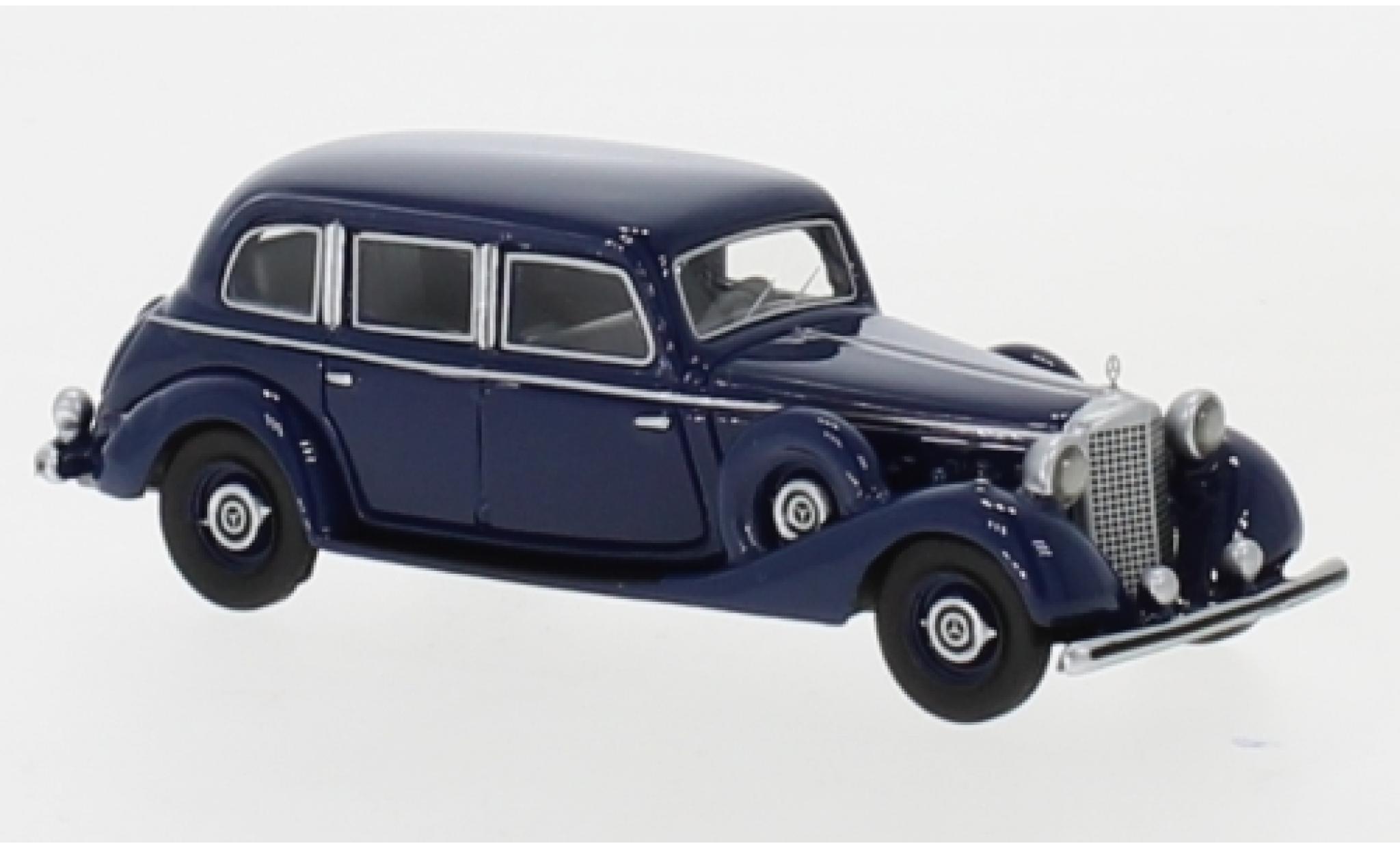 Mercedes 770 1/87 BoS Models (W150) Limousine blu 1940 modellino in miniatura