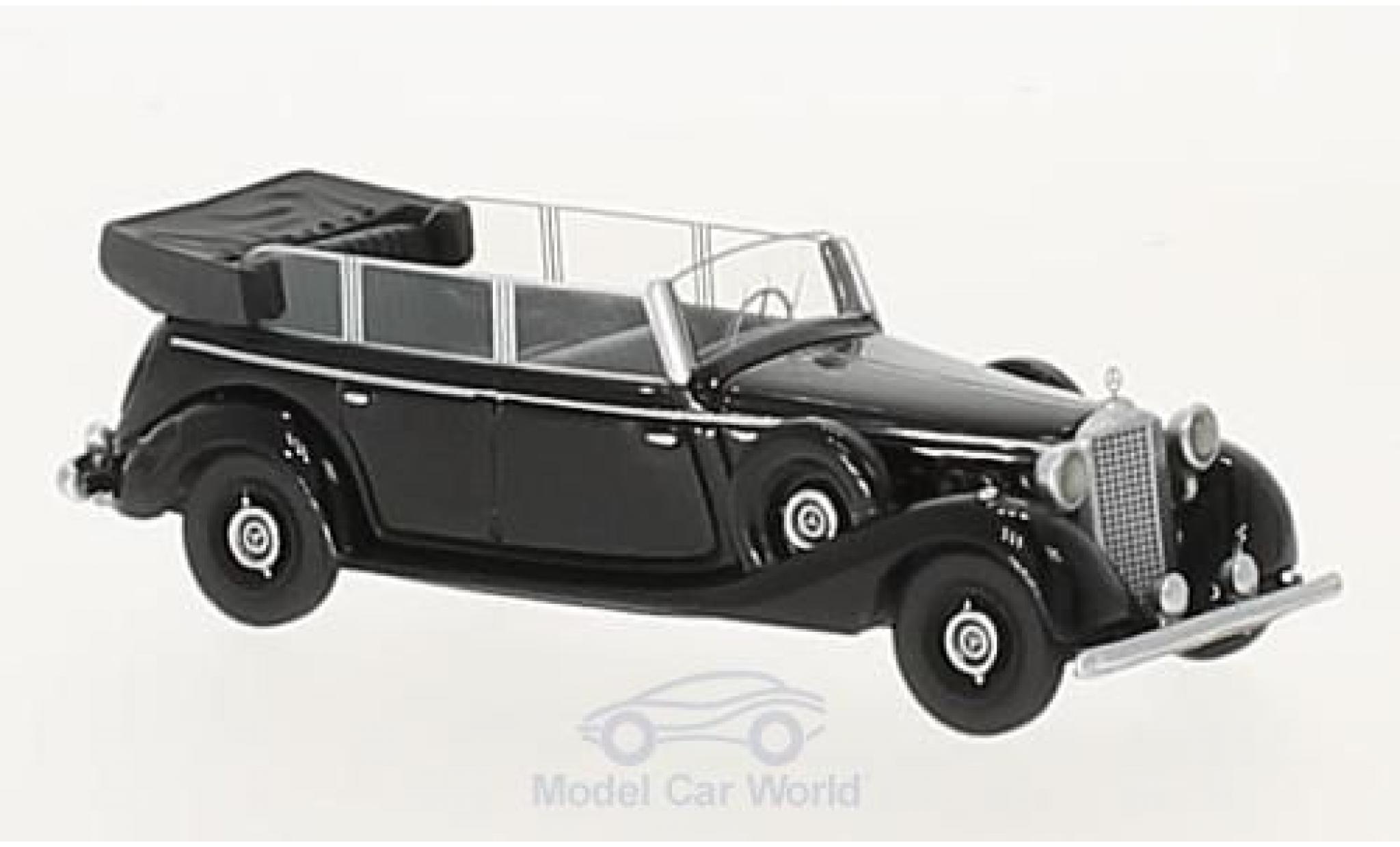 Mercedes 770 1/87 BoS Models (W150) Spezial Tourenwagen nero 1938 modellino in miniatura
