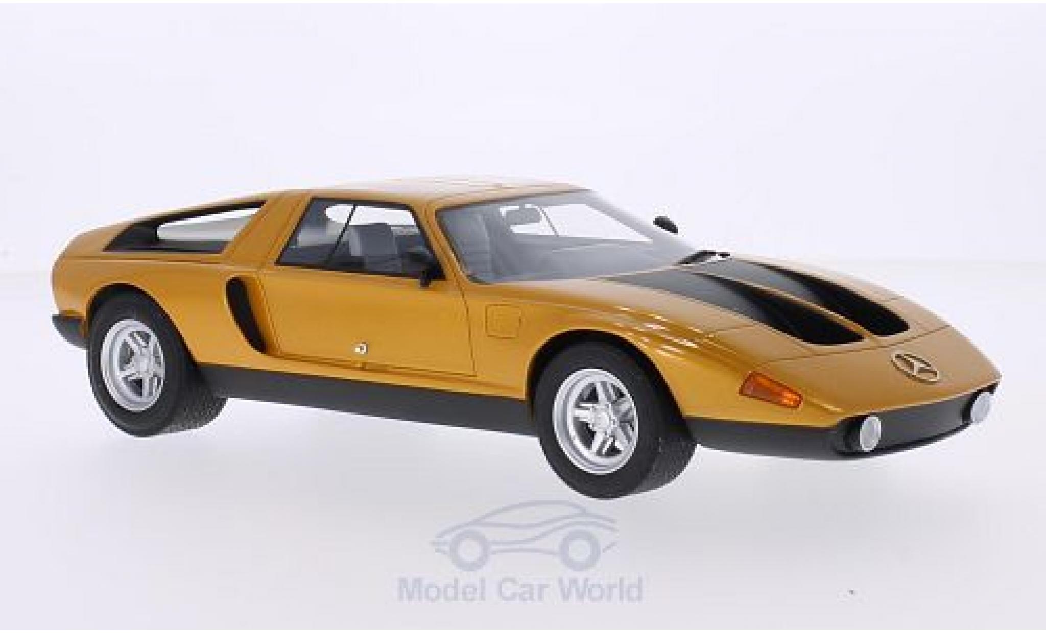 Mercedes C111 1/18 BoS Models -II metallico orange/matt-nero 1970 modellino in miniatura
