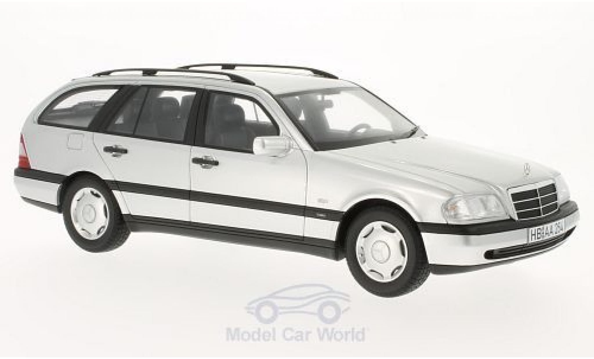 Mercedes Classe C 1/18 BoS Models C220 T-Modell (S202) grigio 1996 modellino in miniatura