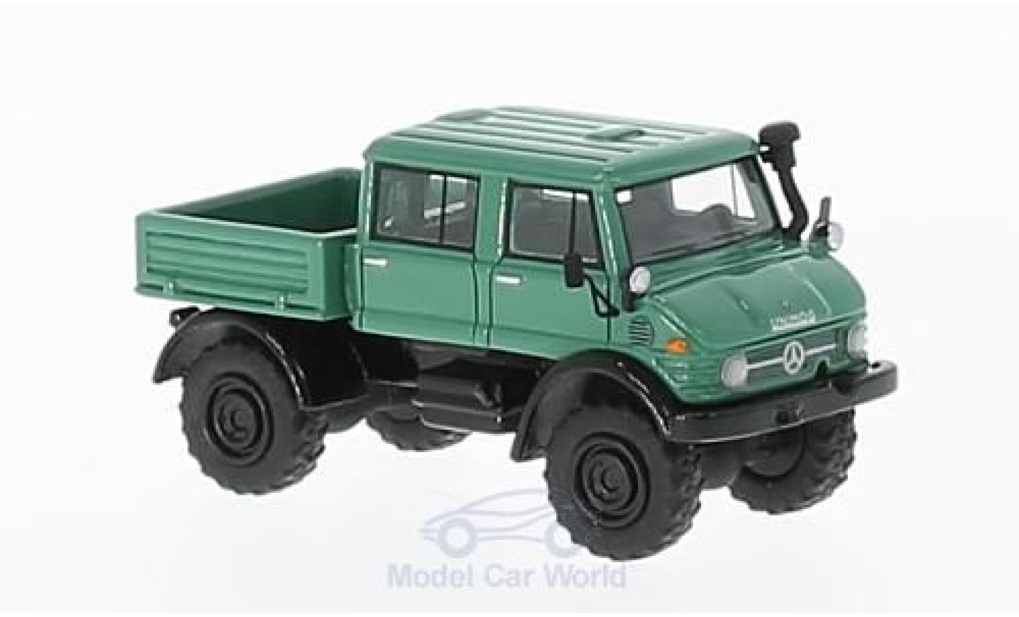 Mercedes Unimog 1/87 BoS Models U416 DoKa verde 1977 modellino in miniatura