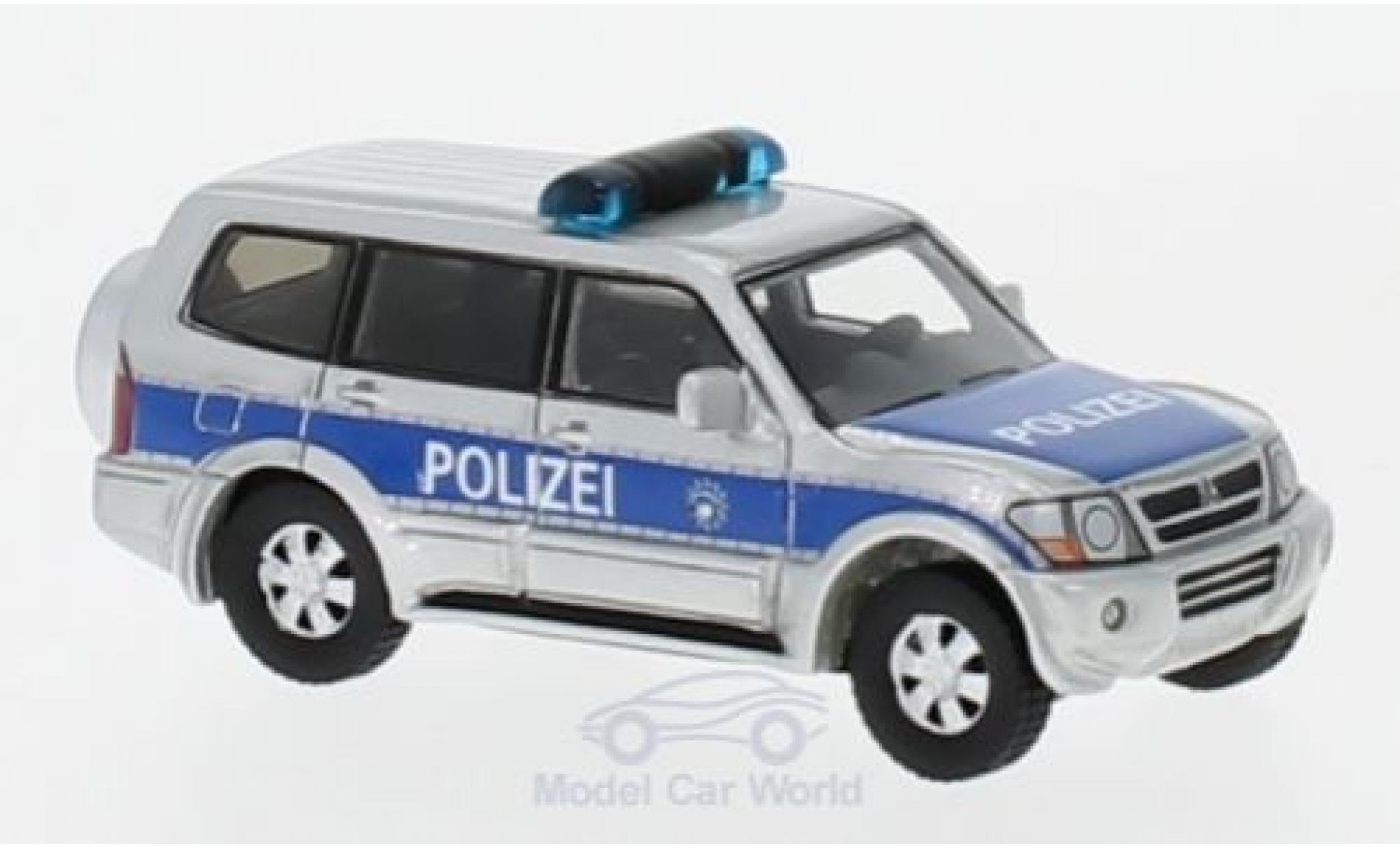 Mitsubishi Pajero 1/87 BoS Models Polizei 2003 modellino in miniatura