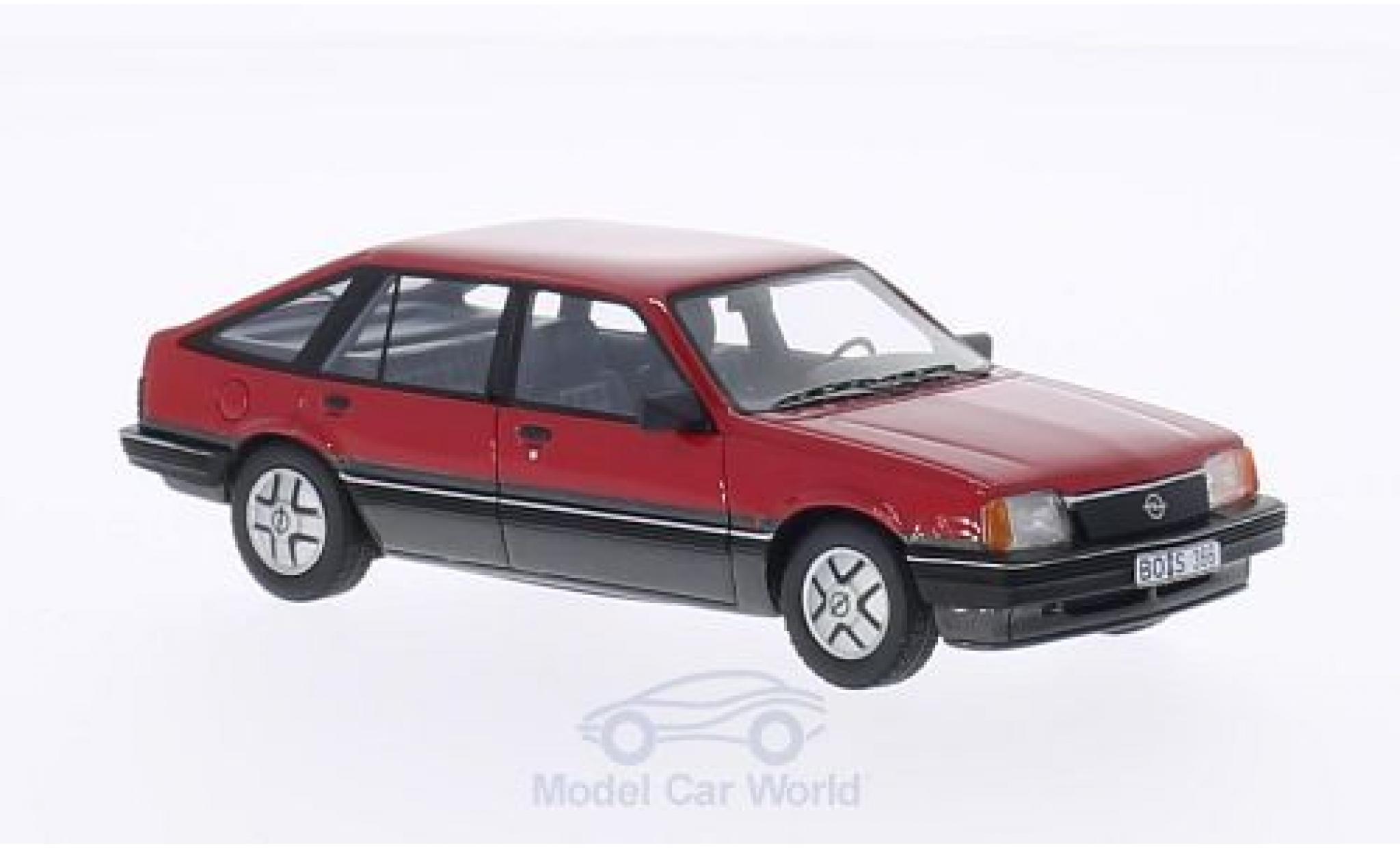 Opel Ascona C 1/43 BoS Models C SR Fließheck rosso 1981 modellino in miniatura
