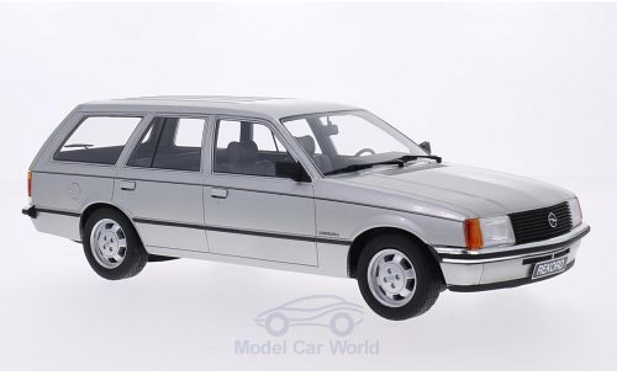 Opel Rekord 1/18 BoS Models E Caravan grigio 1981 modellino in miniatura