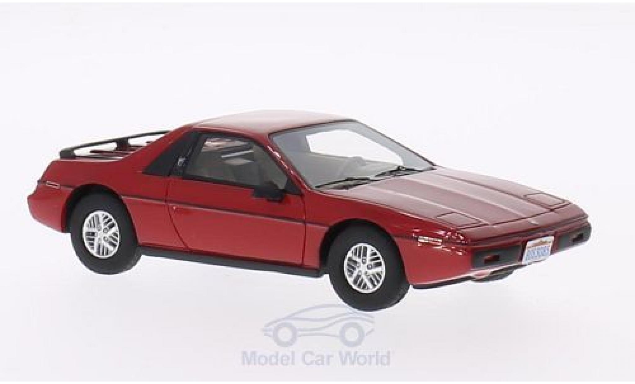 Pontiac Fiero 1/43 BoS Models 2M4 rosso 1984 modellino in miniatura