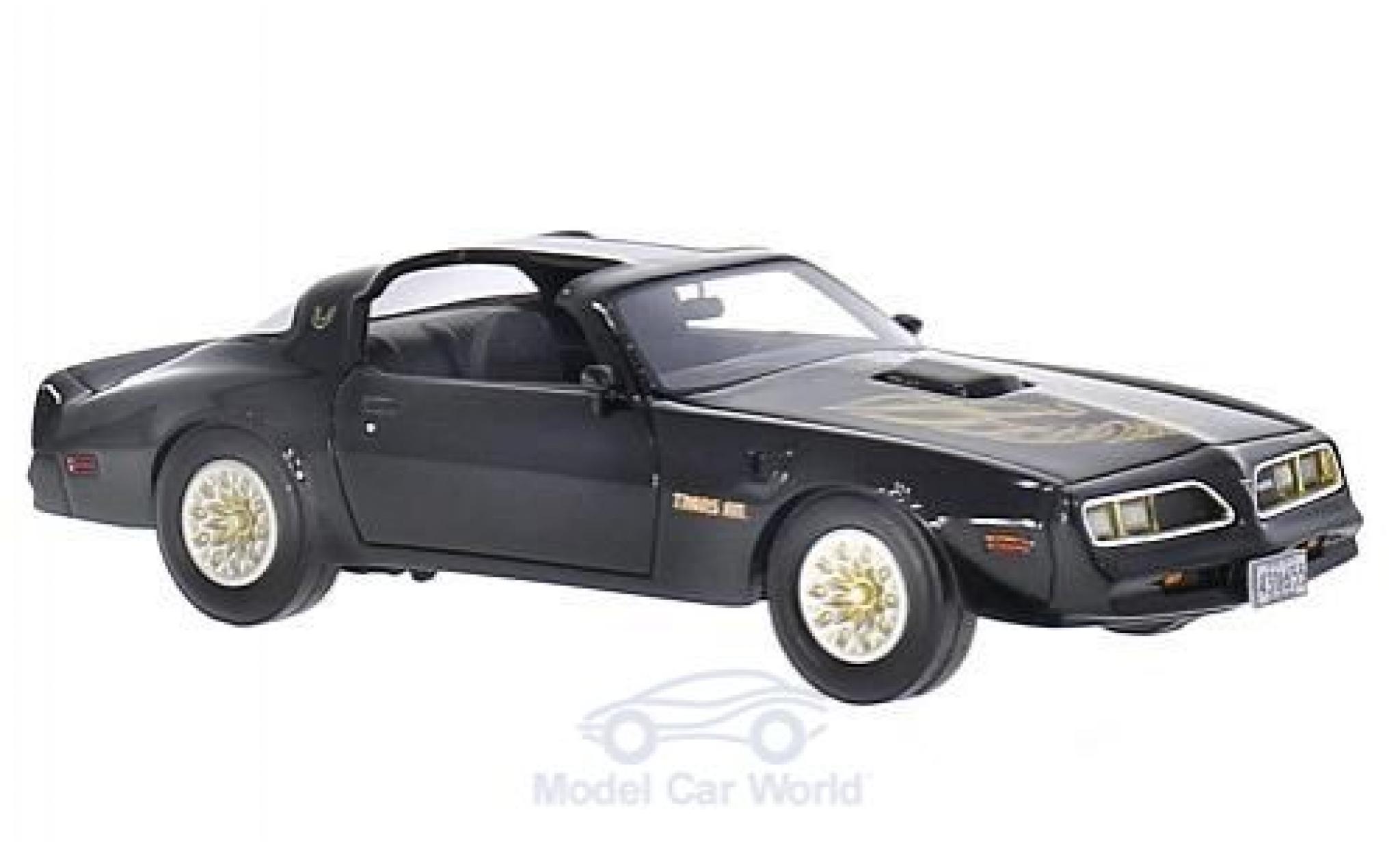 Pontiac Firebird 1/43 BoS Models Trans Am nero/Dekor 1977 modellino in miniatura