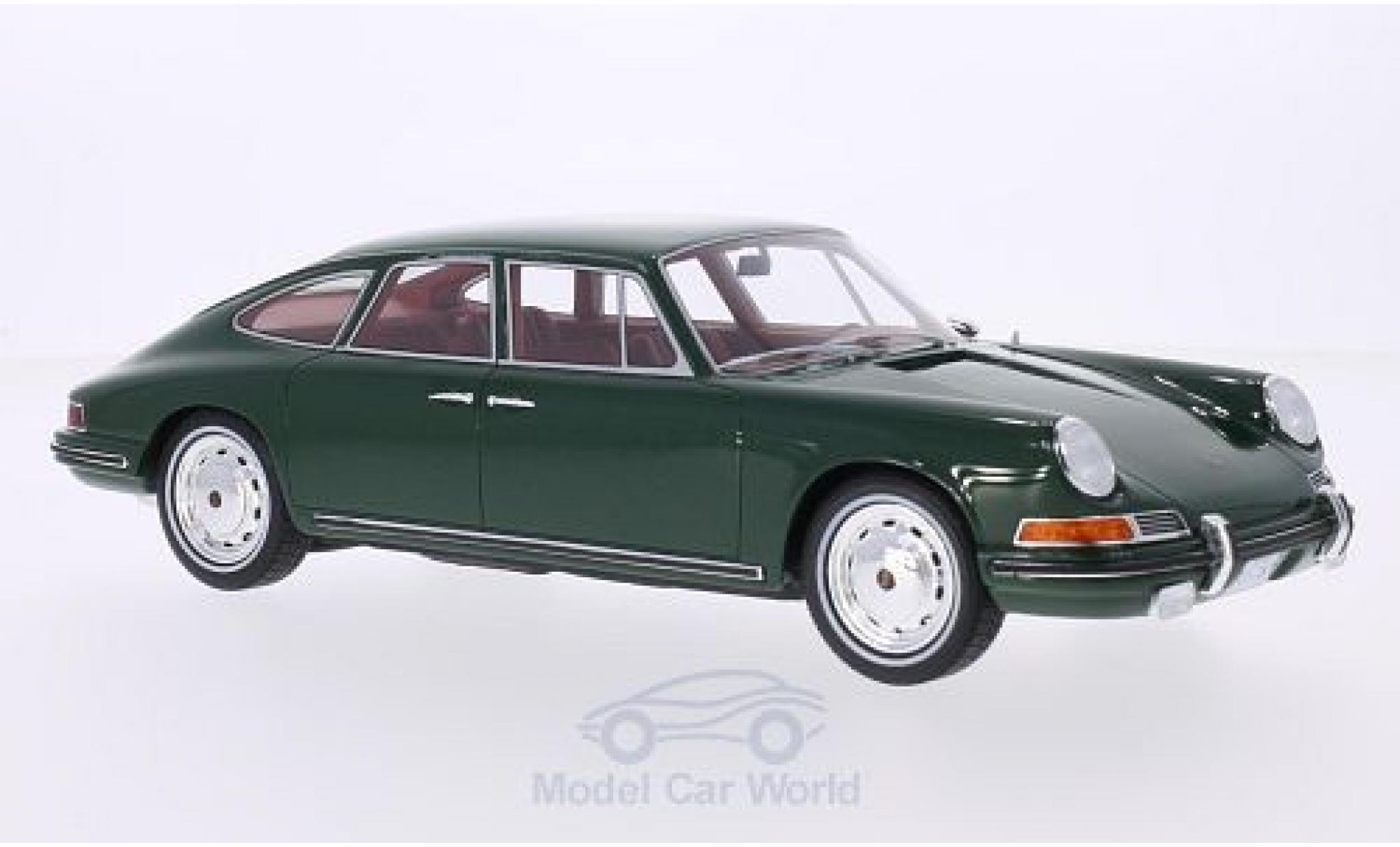 Porsche 911 SC 1/18 BoS Models S Troutman & Barnes metallico verde 1967 modellino in miniatura