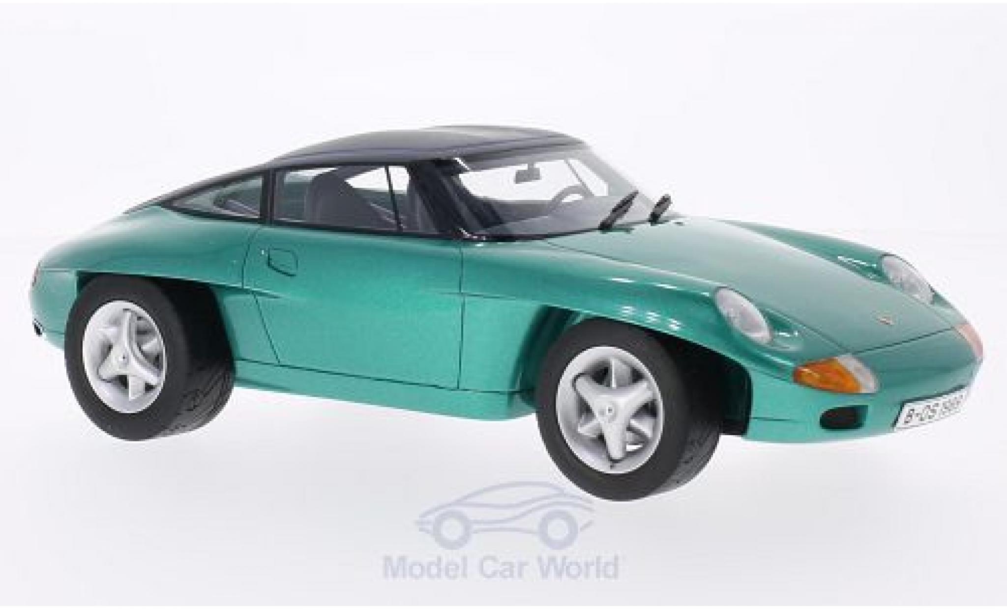 Porsche Panamericana 1/18 BoS Models Concept metallico verde 1989 ohne Vitrine modellino in miniatura