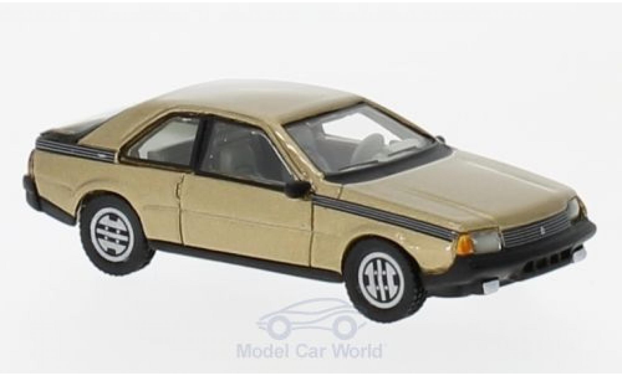 Renault Fuego 1/87 BoS Models metallico beige 1980 modellino in miniatura