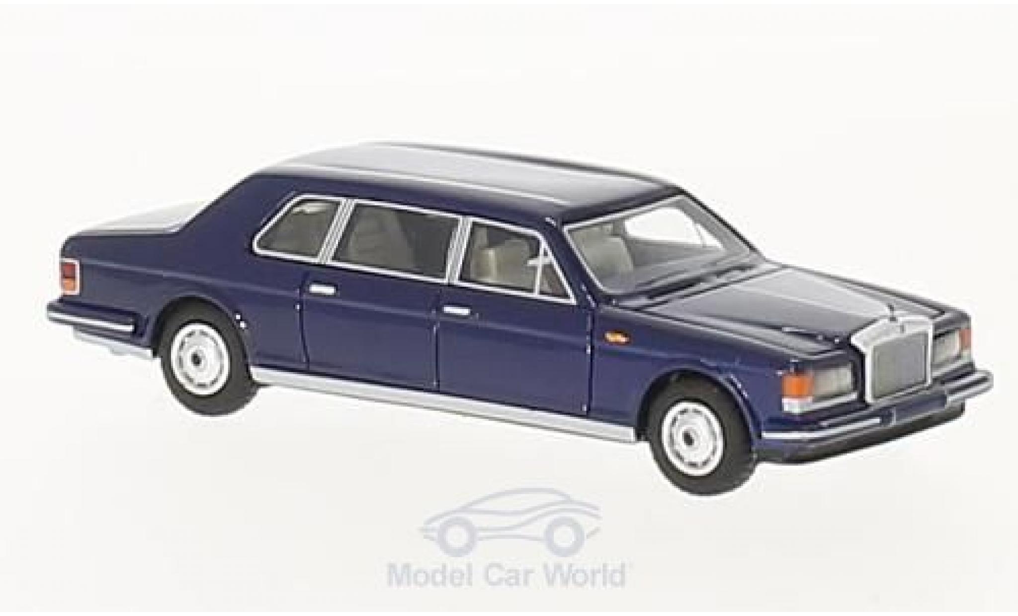 Rolls Royce Silver Spur 1/87 BoS Models II Touring Limousine blu 1985 modellino in miniatura