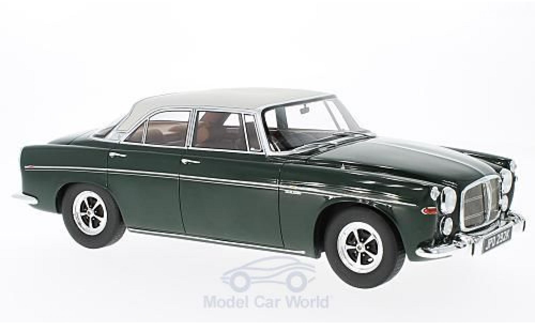 Rover P5B 1/18 BoS Models Coupe verde/grigio RHD 1971 modellino in miniatura