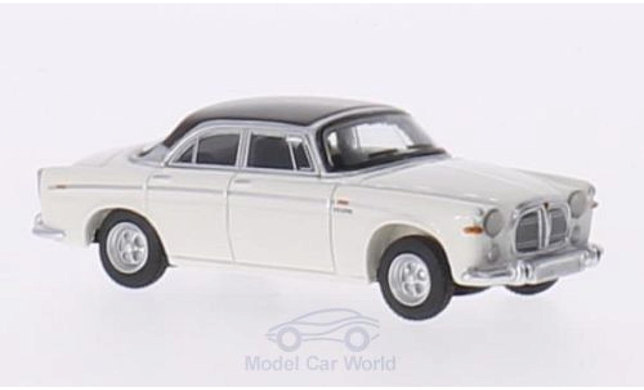 Rover P5B 1/87 BoS Models Coupe bianco/marroneee RHD 1967 modellino in miniatura