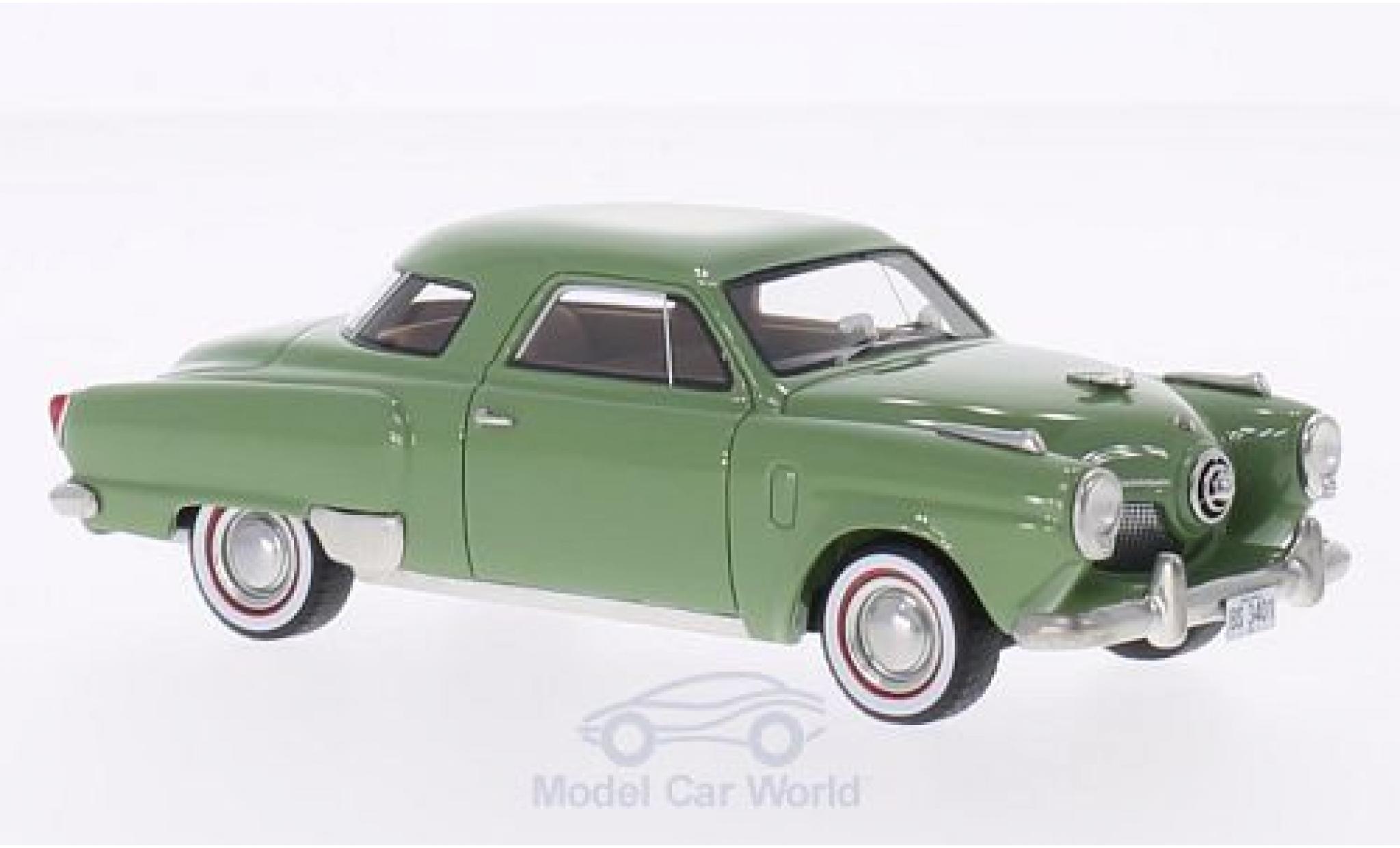 Studebaker Champion 1/43 BoS Models Starlight Coupe verde 1951 modellino in miniatura