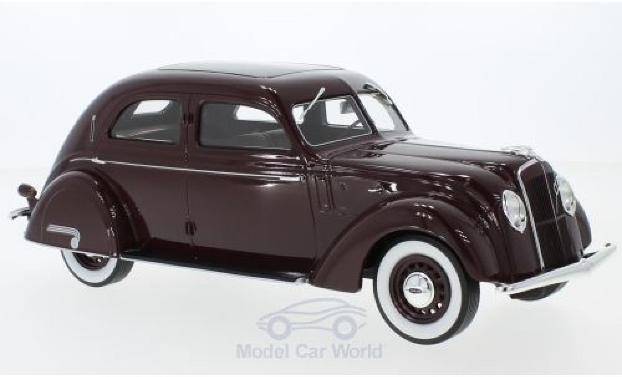Volvo PV 1/18 BoS Models 36 Carioca rosso 1936 modellino in miniatura