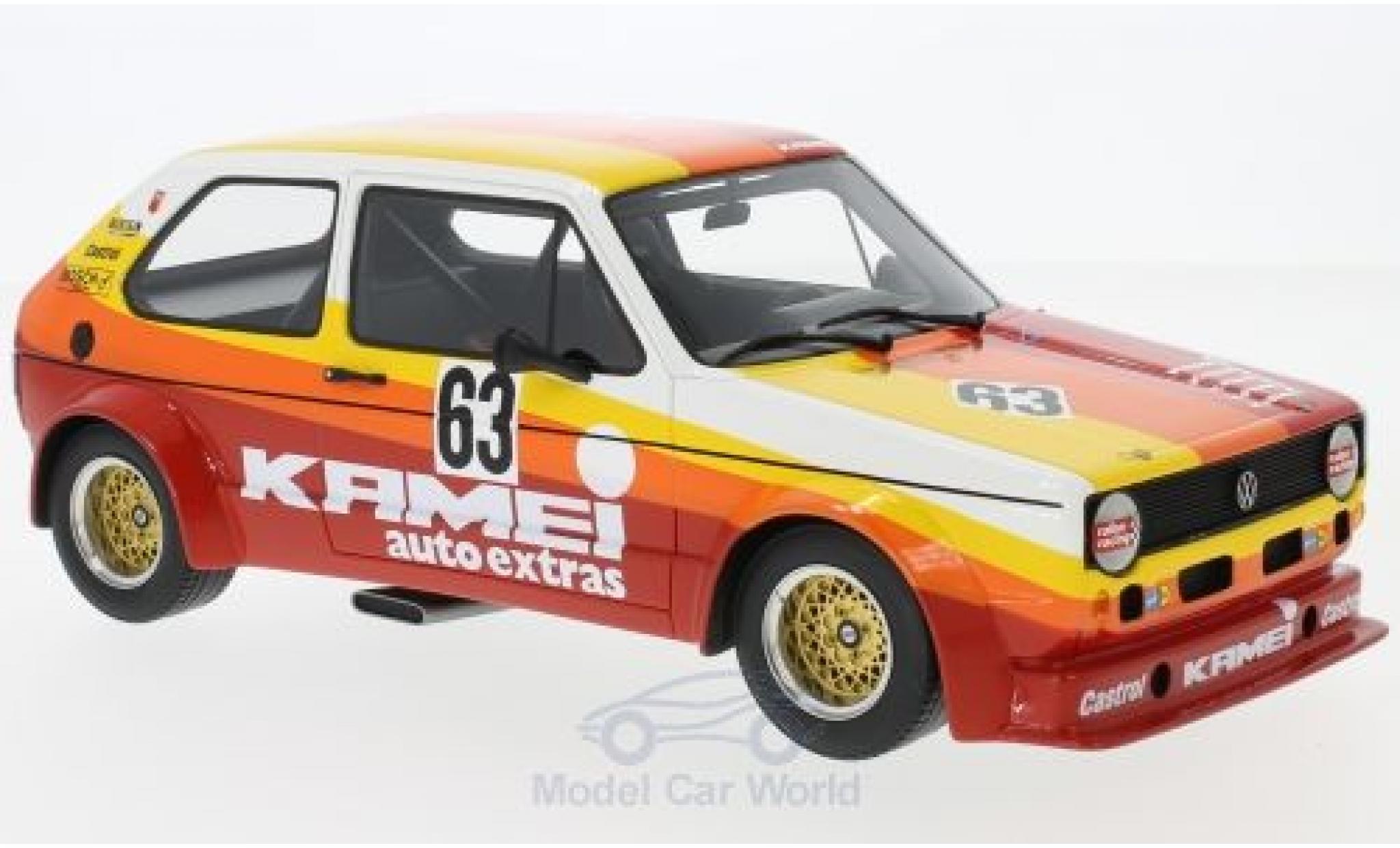Volkswagen Golf V 1/18 BoS Models I Gr.2 No.63 Kamei 1000 Km Nürburgring 1977 B.Renneisen/W.Wolf modellino in miniatura