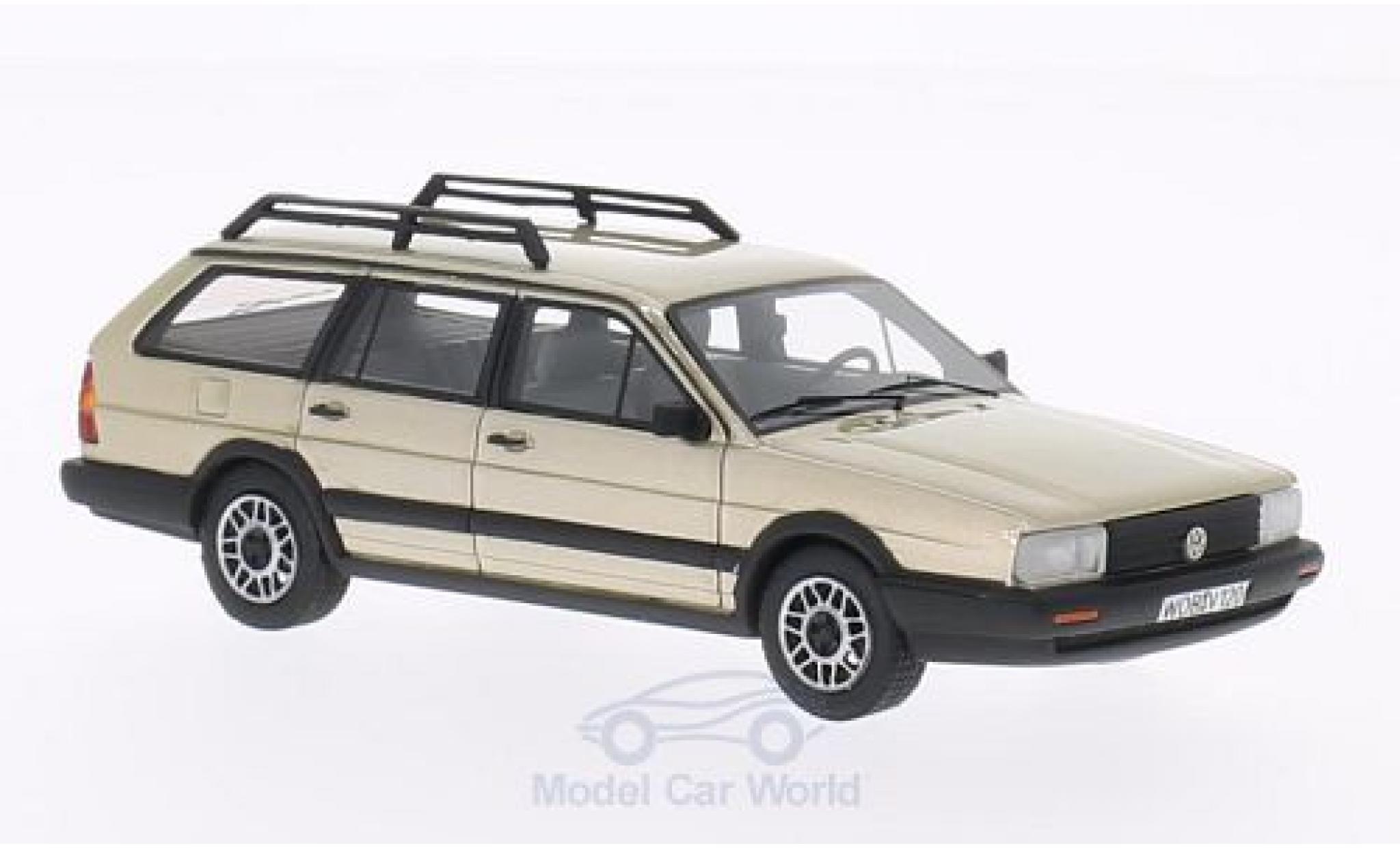 Volkswagen Passat 1/43 BoS Models Variant GT Syncro metallico beige 1985 modellino in miniatura